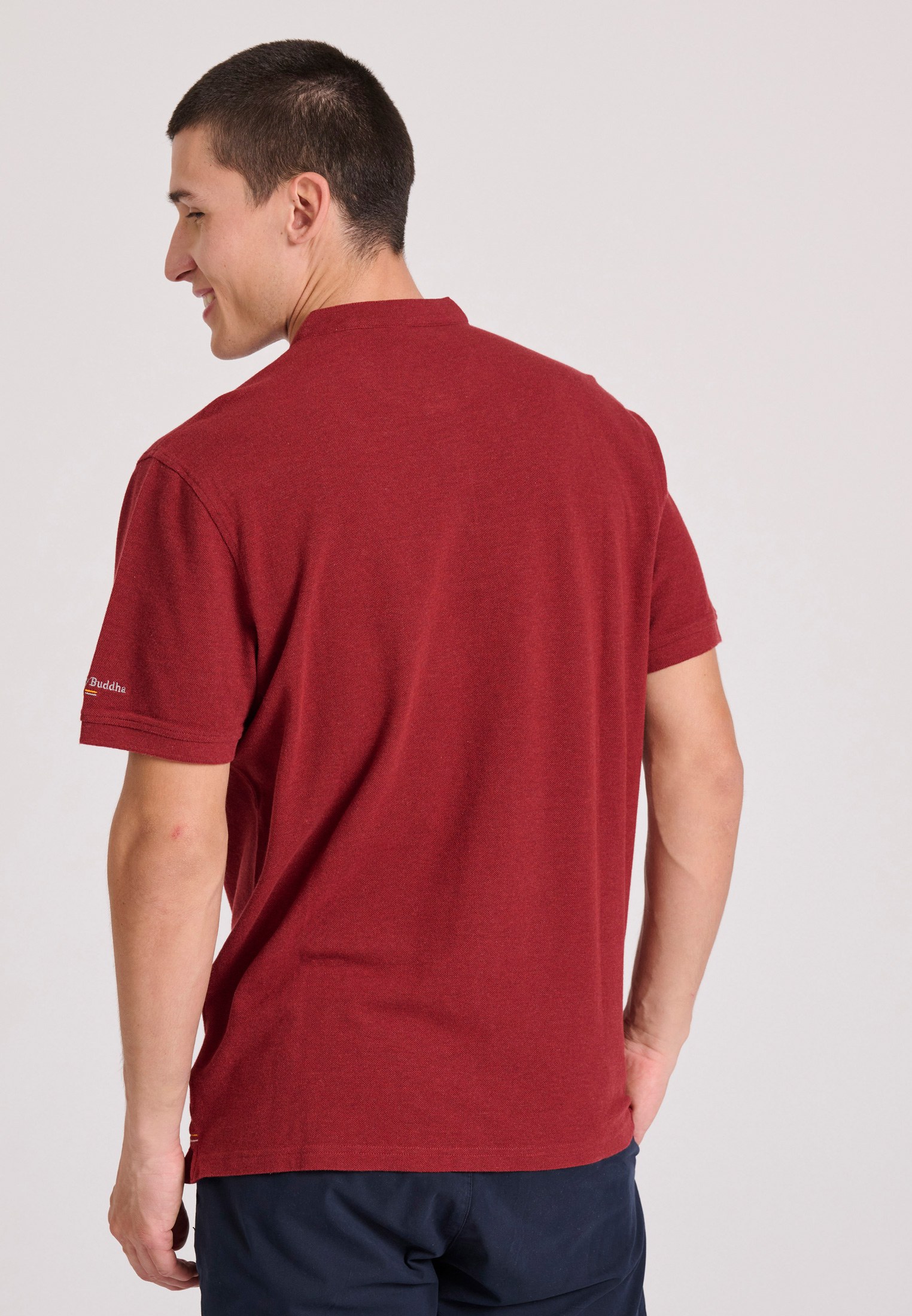 Men's Polo Shirts Funky Buddha Red