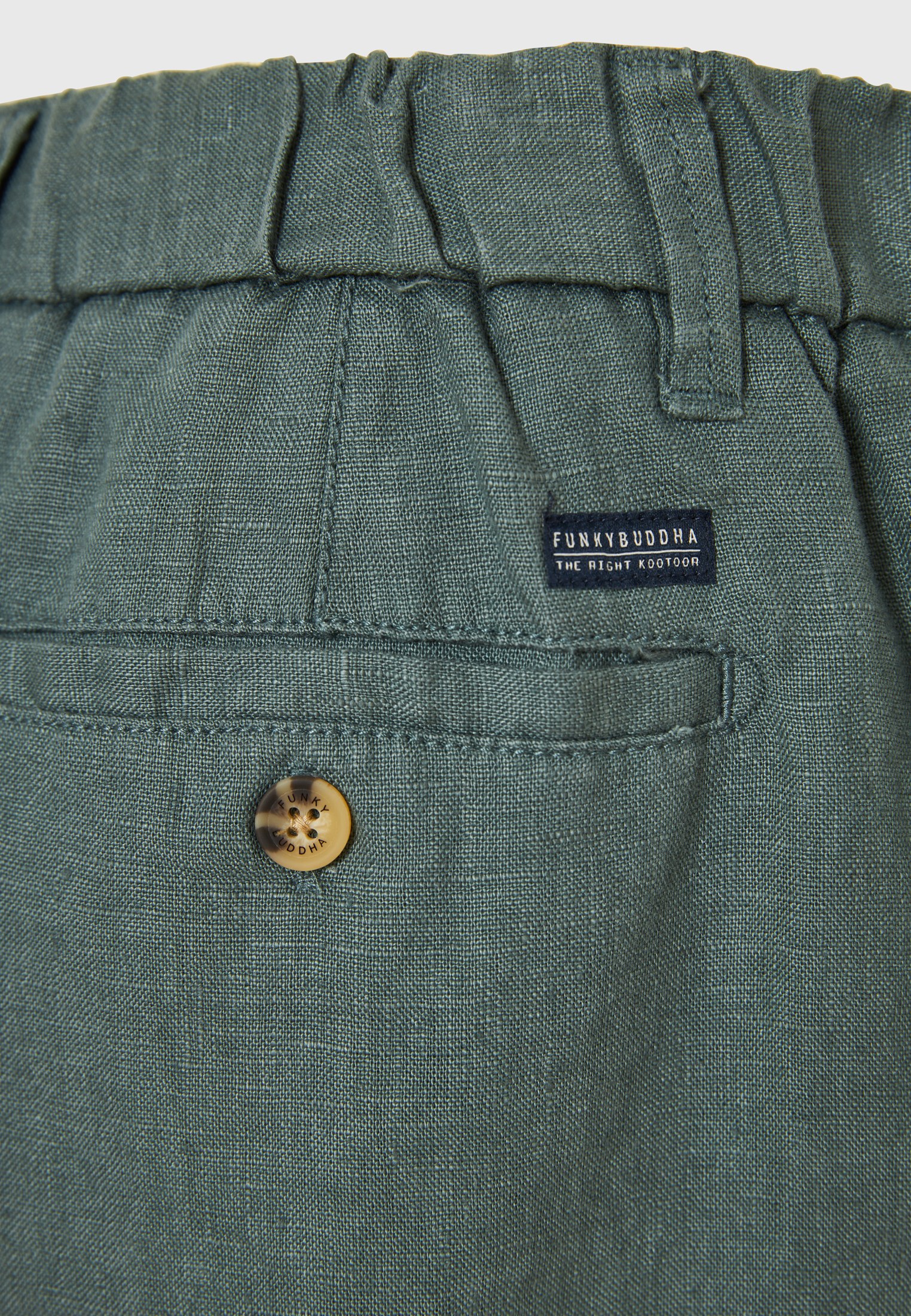 Men's Trousers Funky Buddha Green