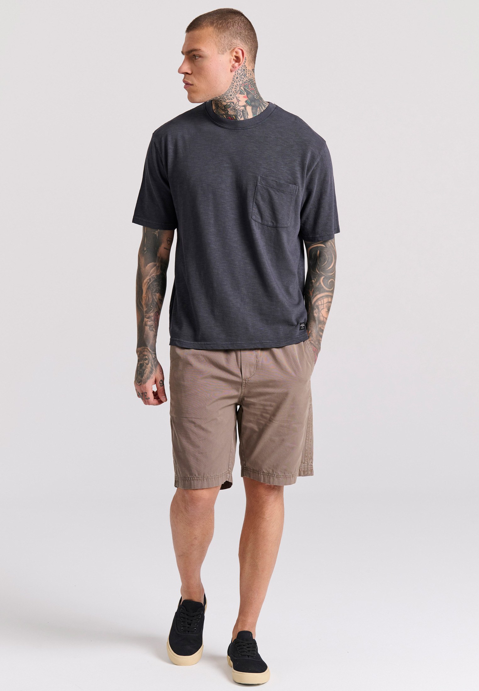 Men's T-Shirts Funky Buddha Gray