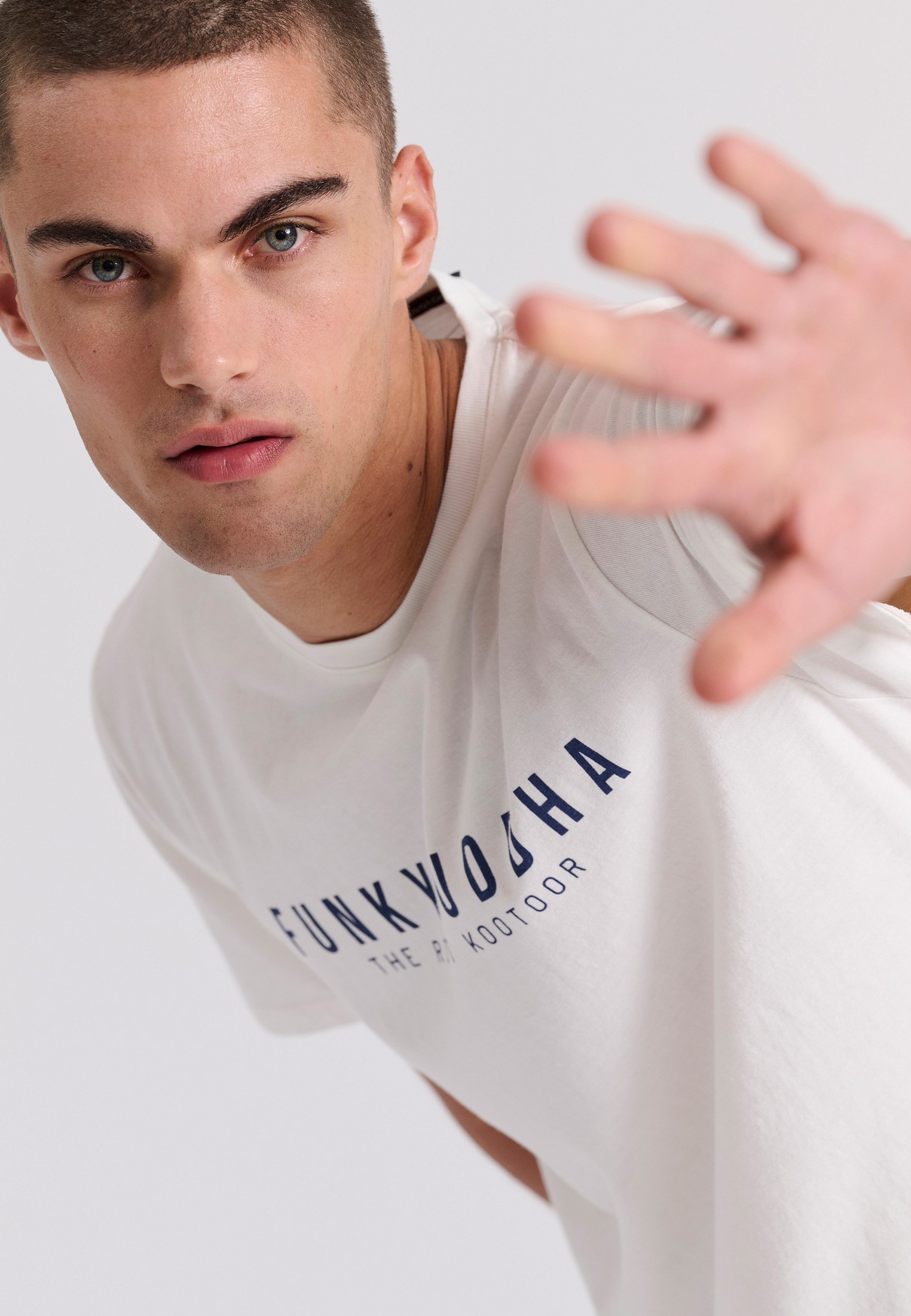 Men's Shirts Funky Buddha White