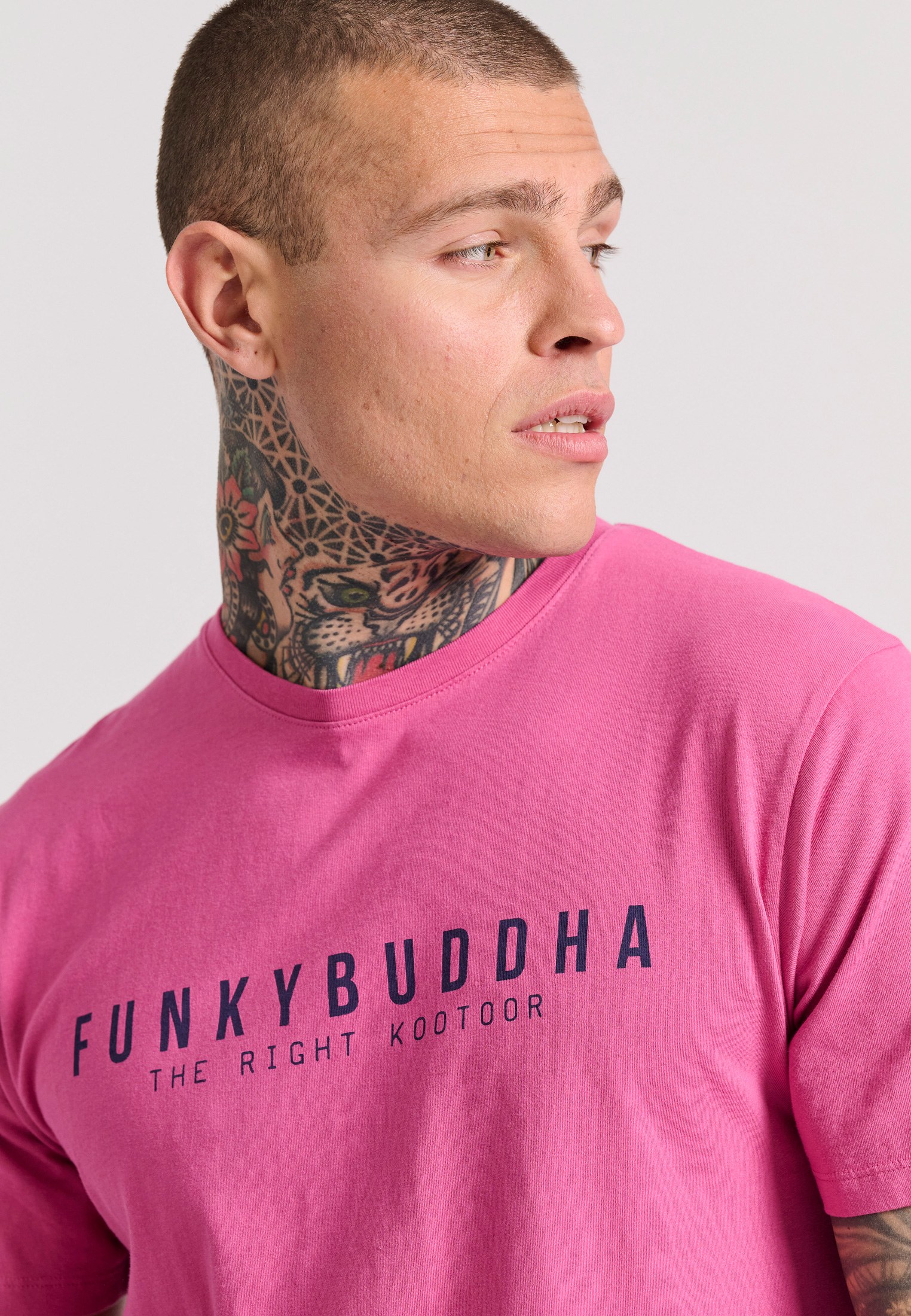 Men's Shirts Funky Buddha Pink