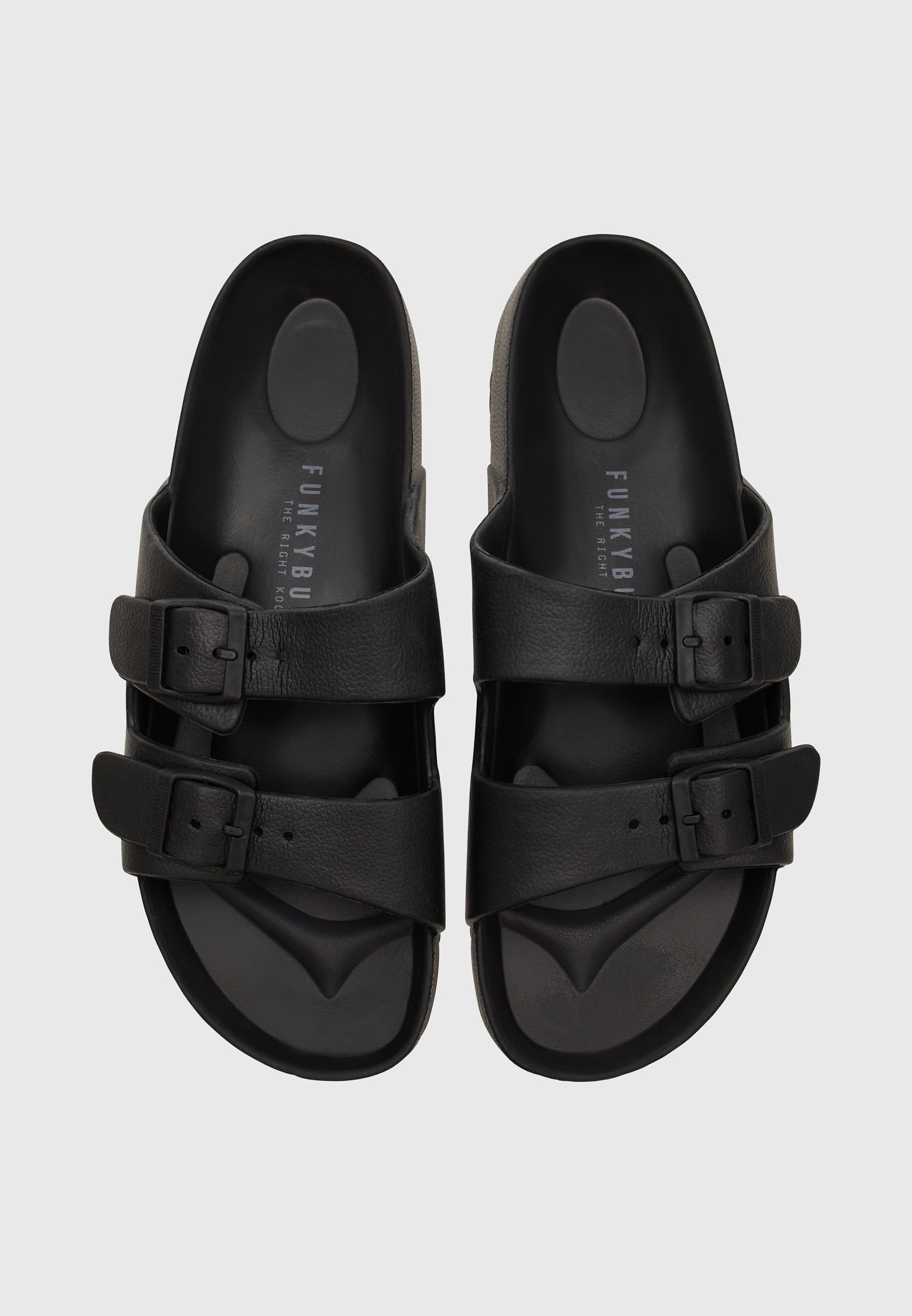 Men's Flip Flops Funky Buddha Black