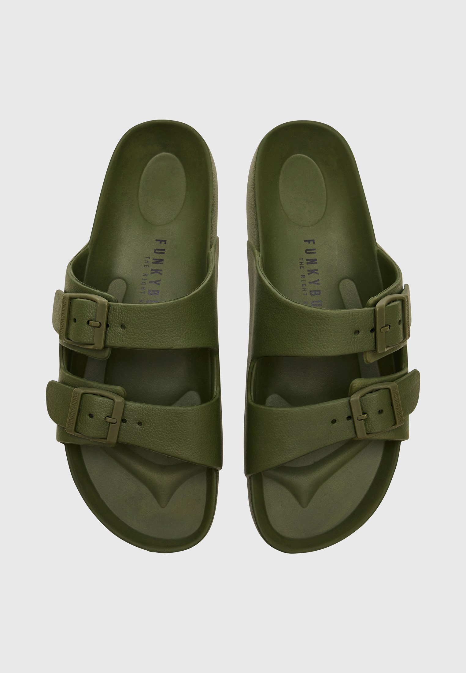 Men's Flip Flops Funky Buddha Green