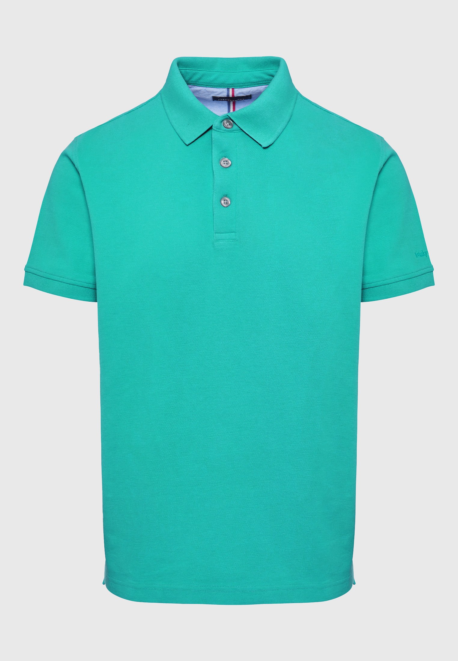 Μπλούζα πόλο με κέντημα στο μανίκι