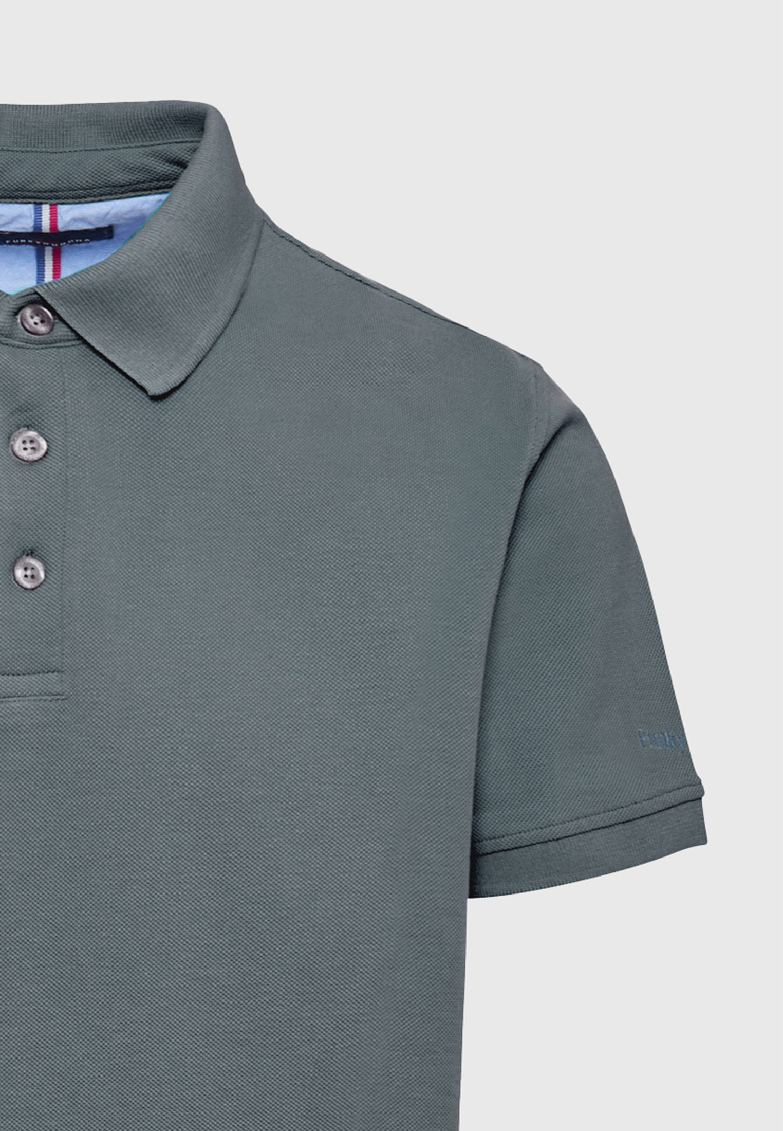 Men's Polo Shirts Funky Buddha Gray