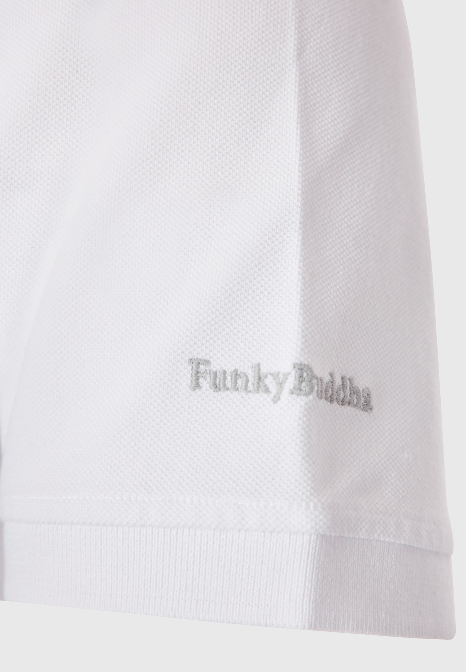 Men's Polo Shirts Funky Buddha White