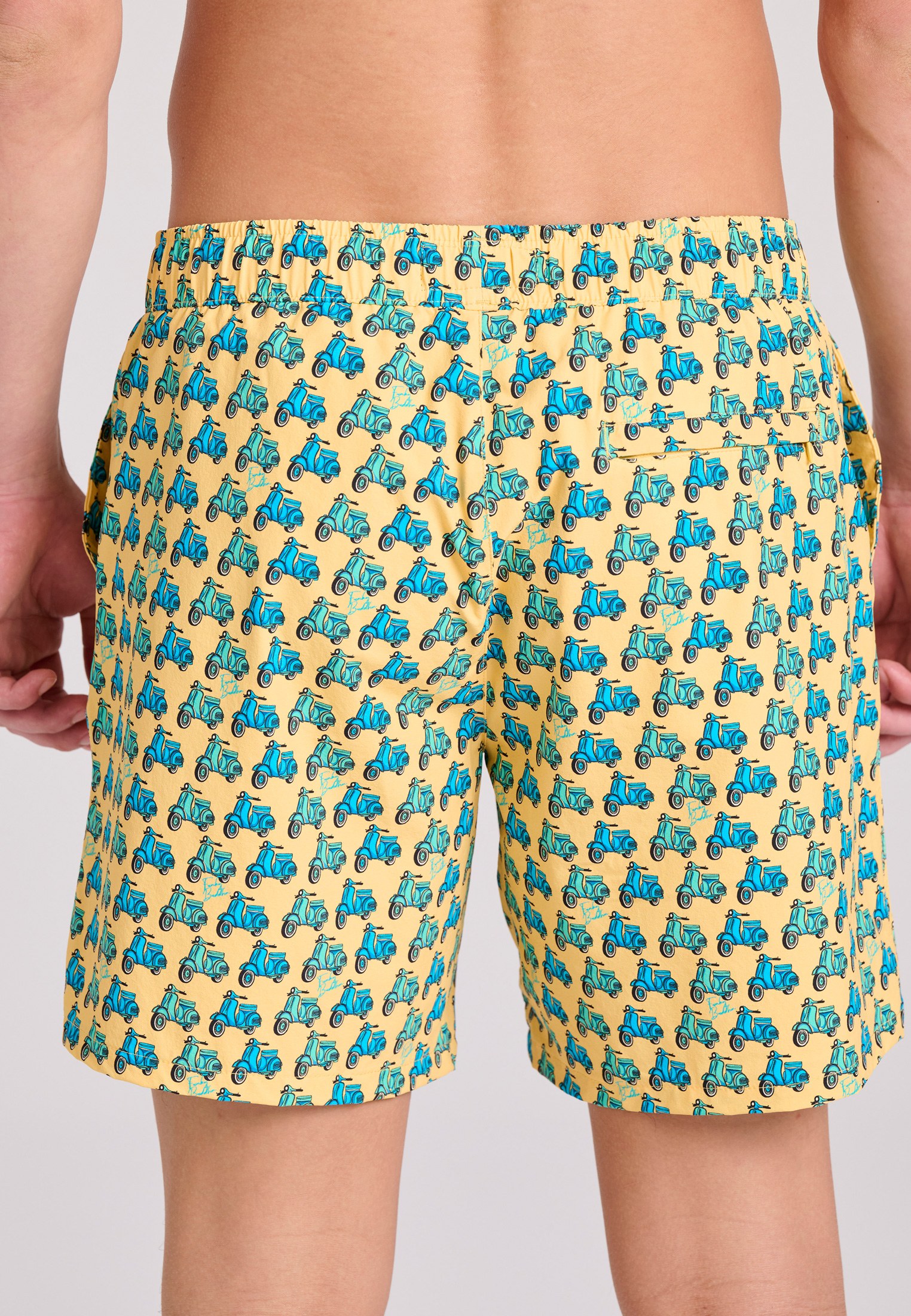 Men's Swim Shorts Funky Buddha Yellow