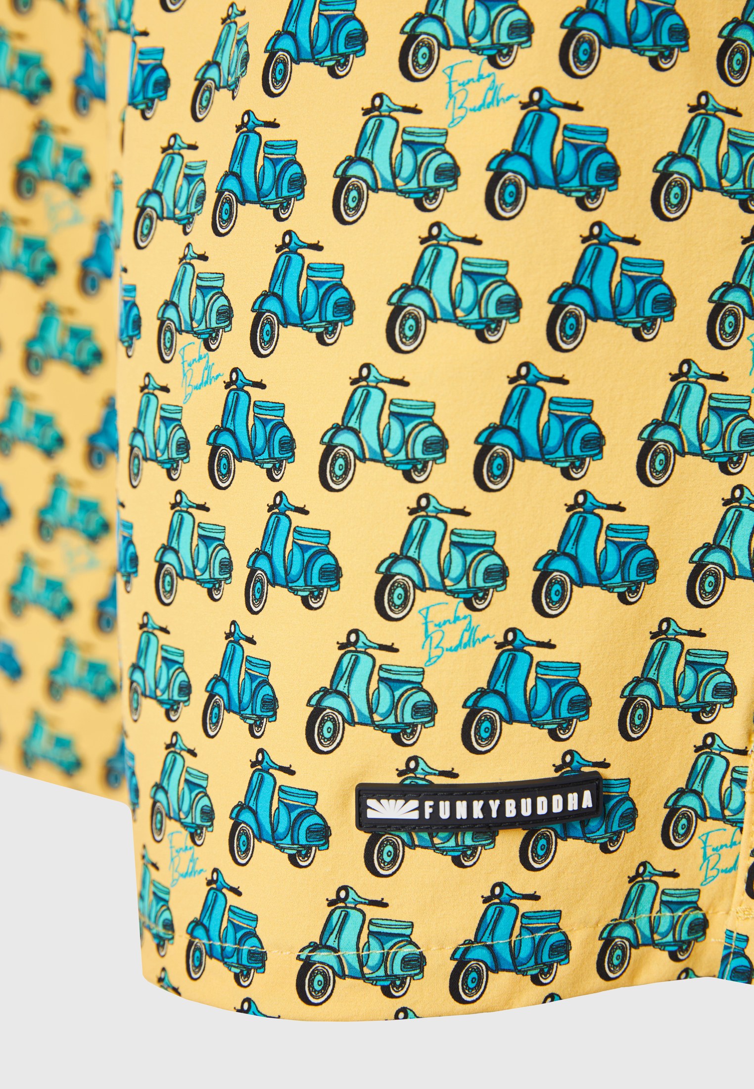 Men's Swim Shorts Funky Buddha Yellow