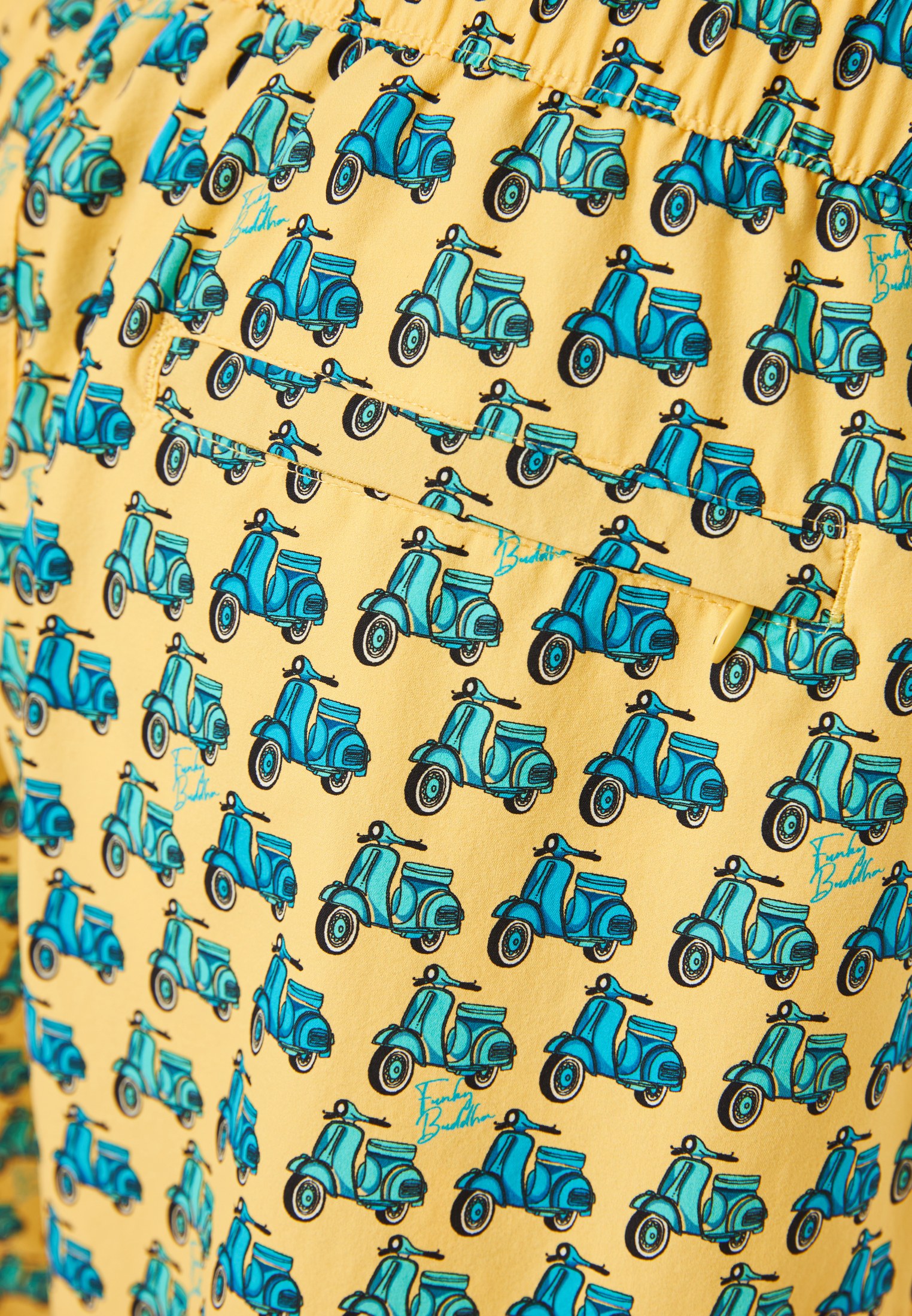 Men's Swim Shorts Funky Buddha Yellow