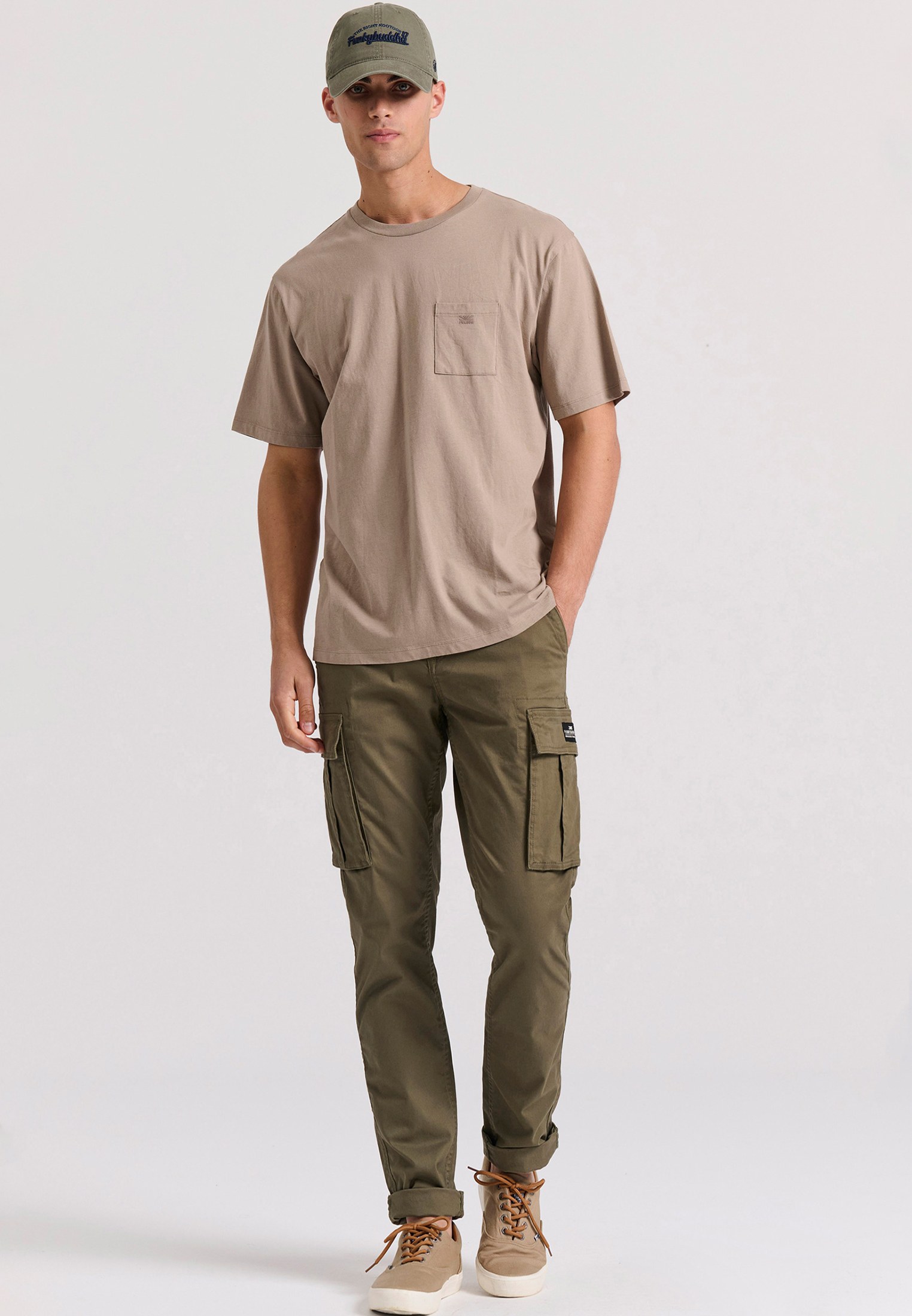 Men's T-Shirts Funky Buddha Brown