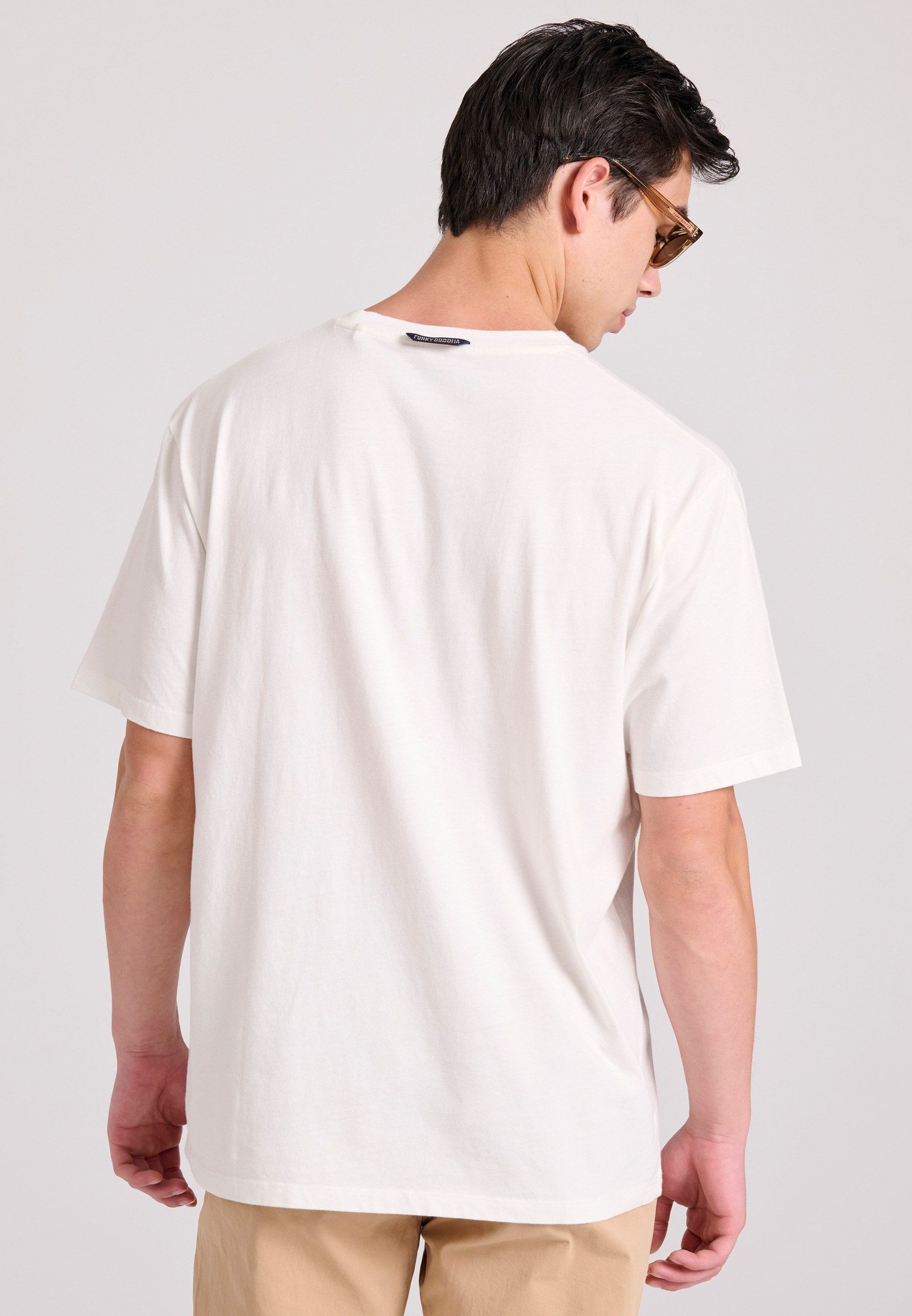 Men's T-Shirts Funky Buddha White