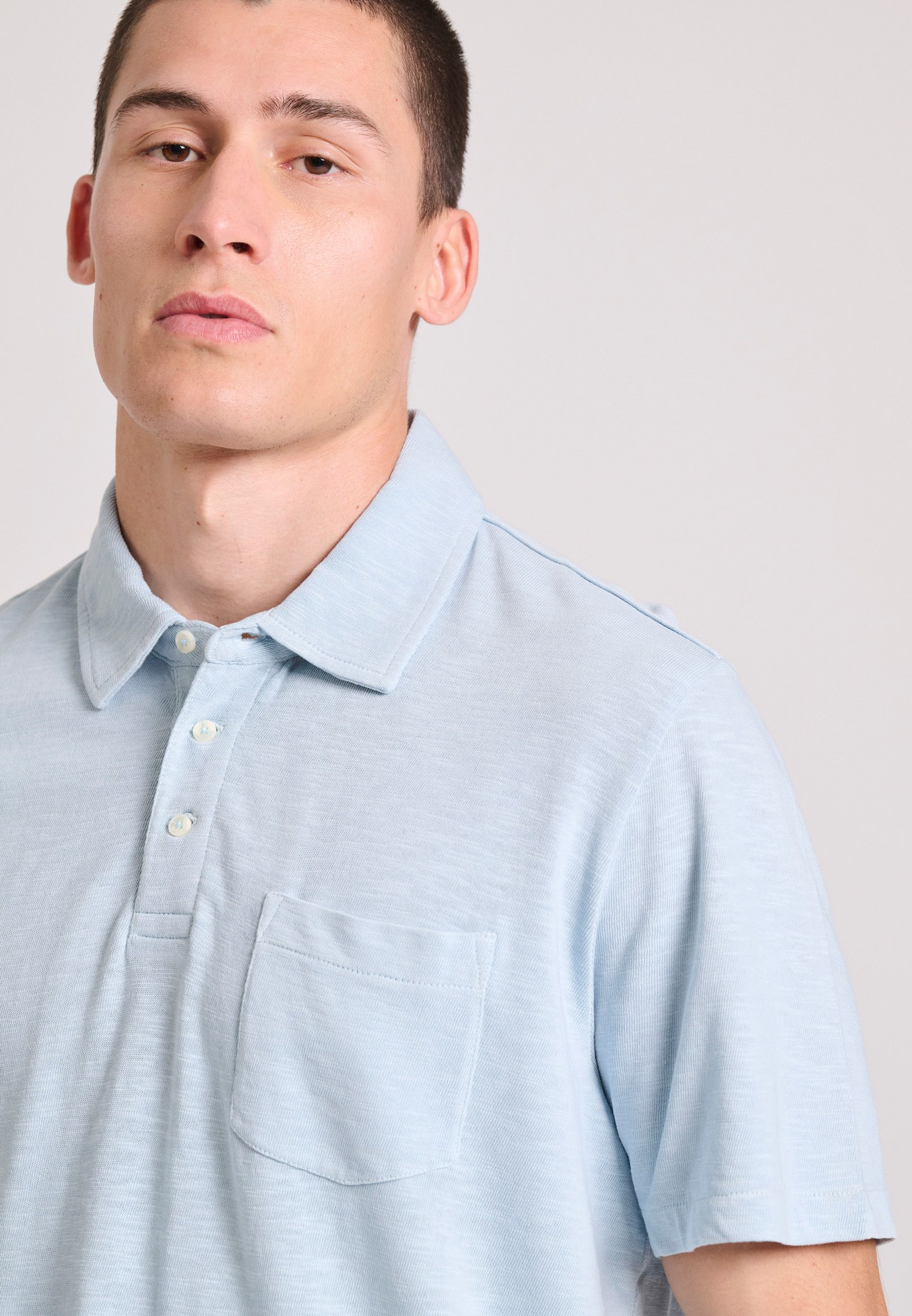 Men's Polo Shirts Funky Buddha Blue