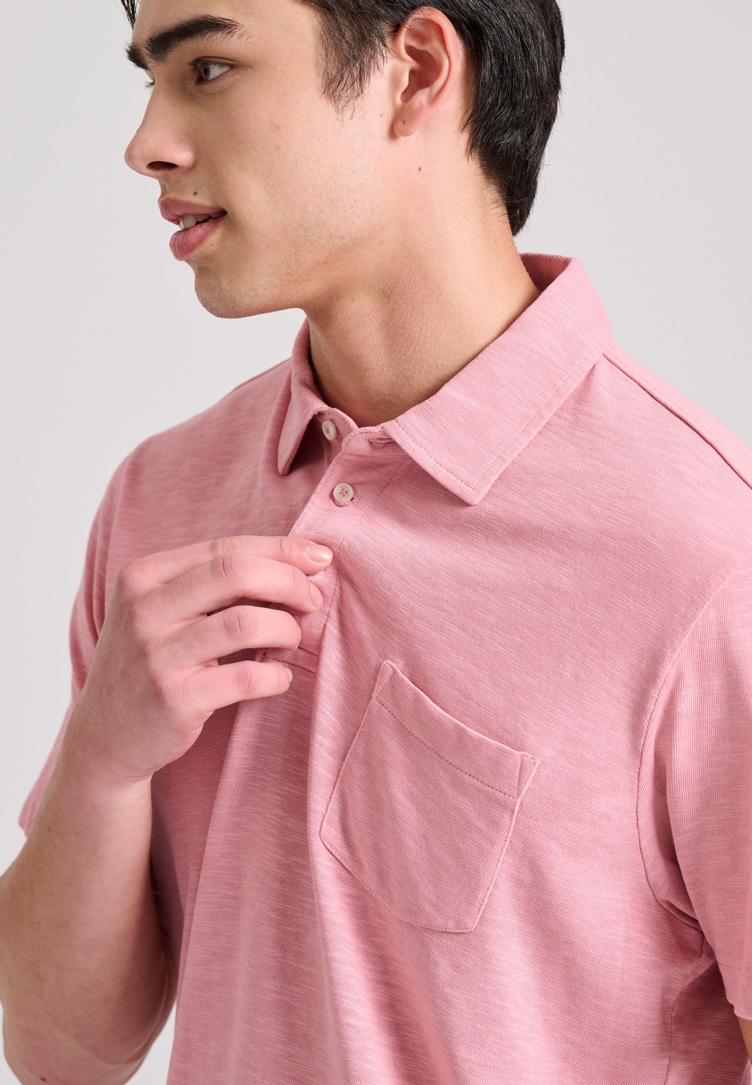Men's Polo Shirts Funky Buddha Pink