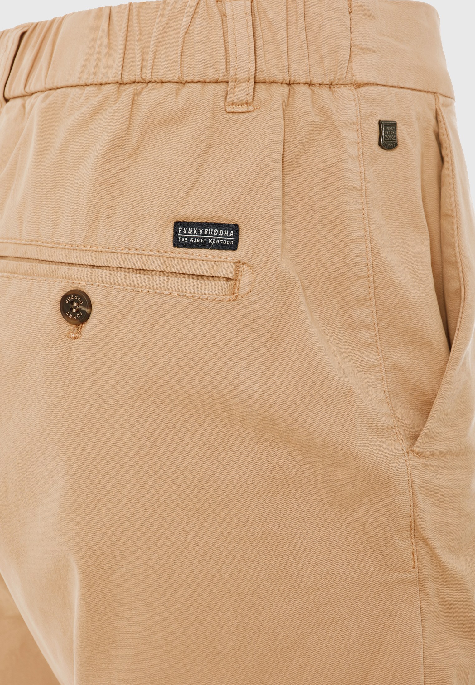 Men's Trousers Funky Buddha Beige