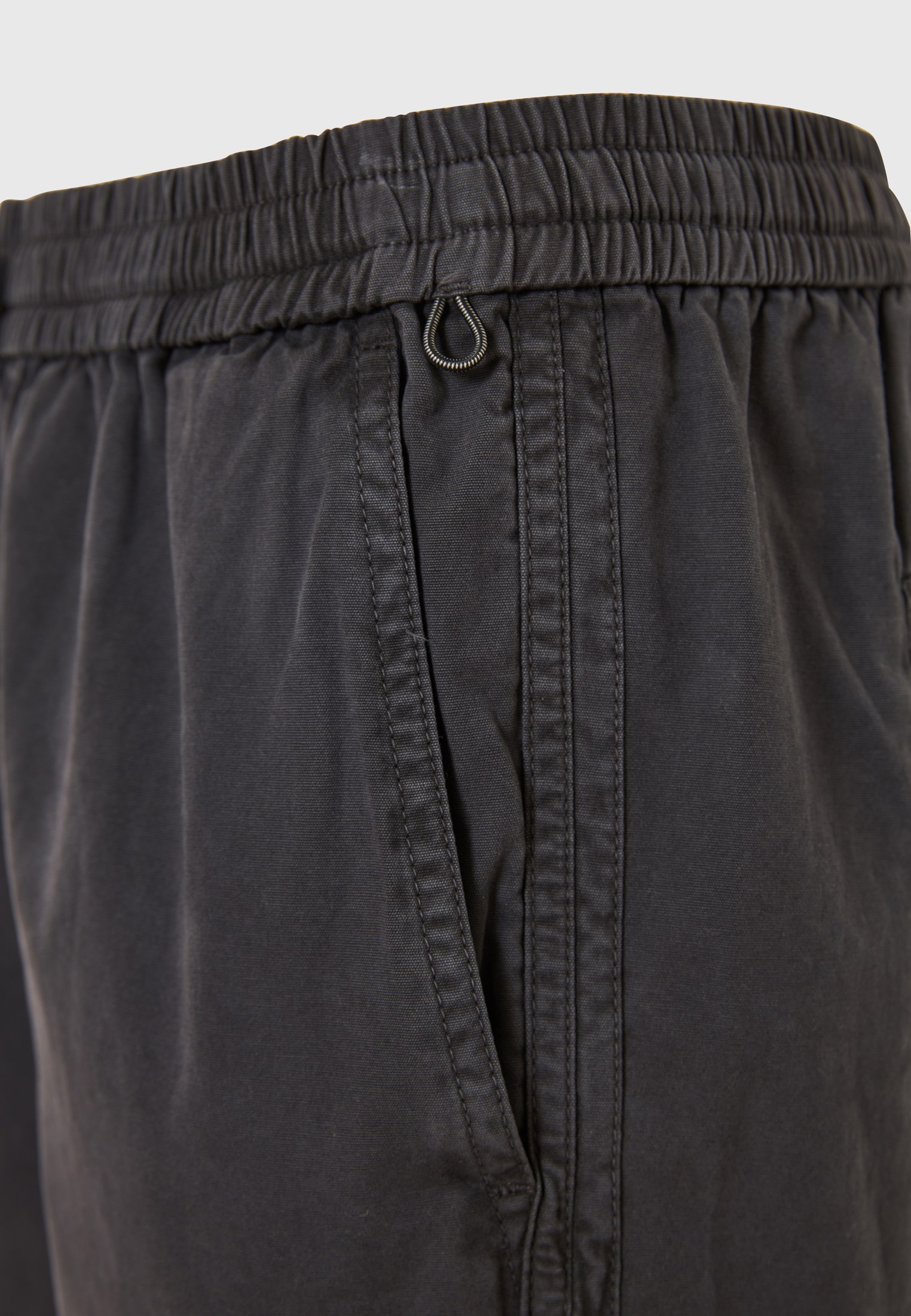 Garment dyed chino βερμούδα σε ζακάρ ύφασμα