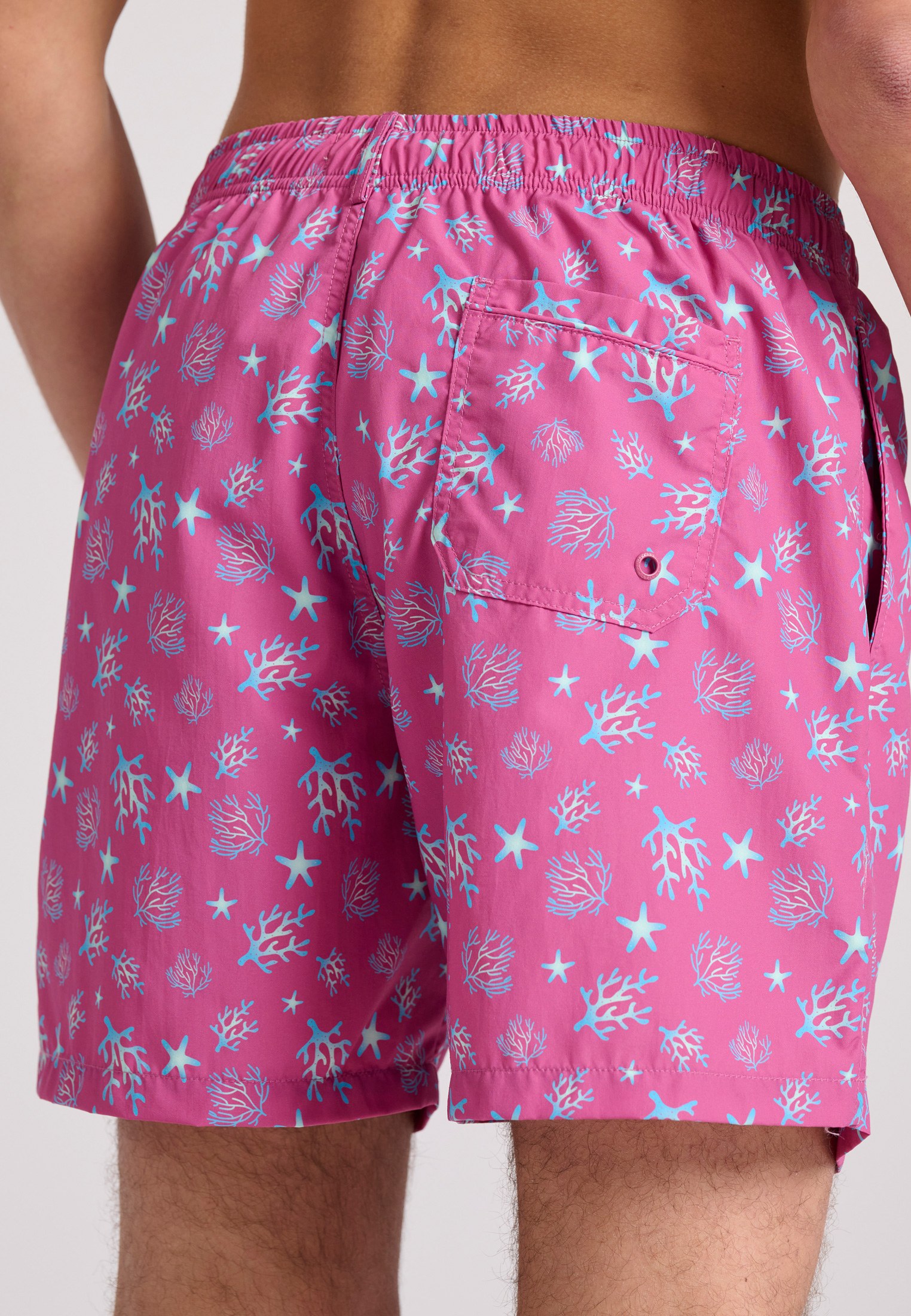 Men's Swim Shorts Funky Buddha Pink