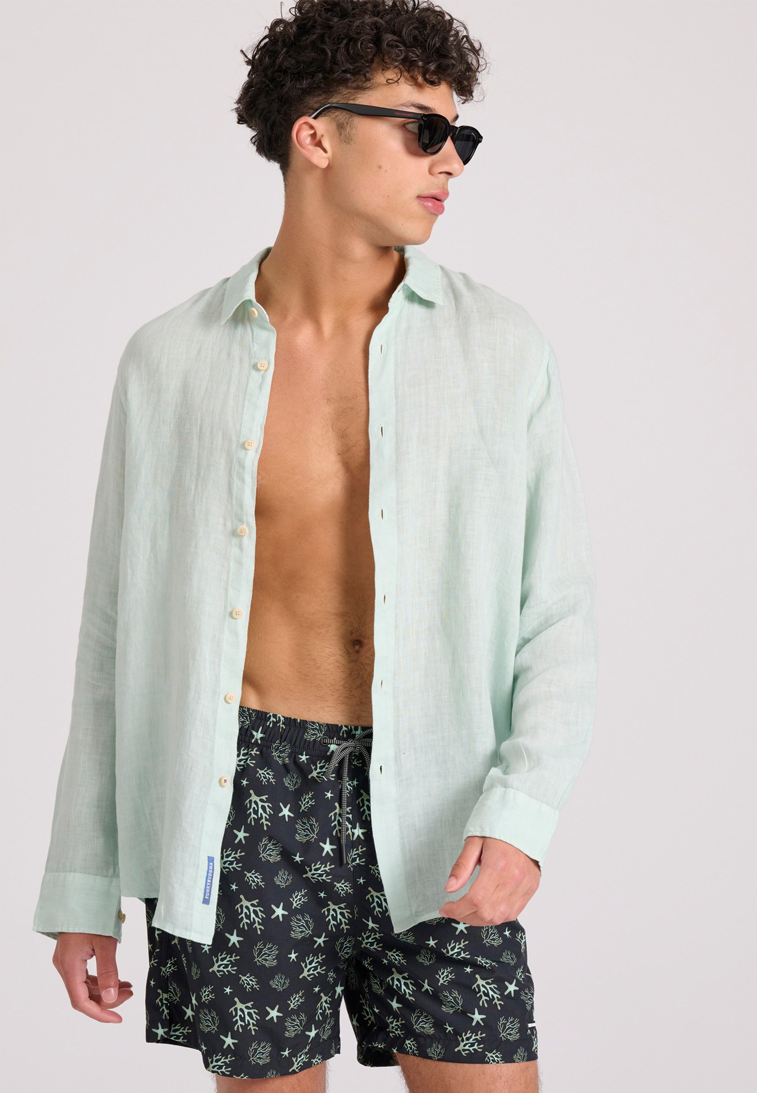 Men's Swim Shorts Funky Buddha Black