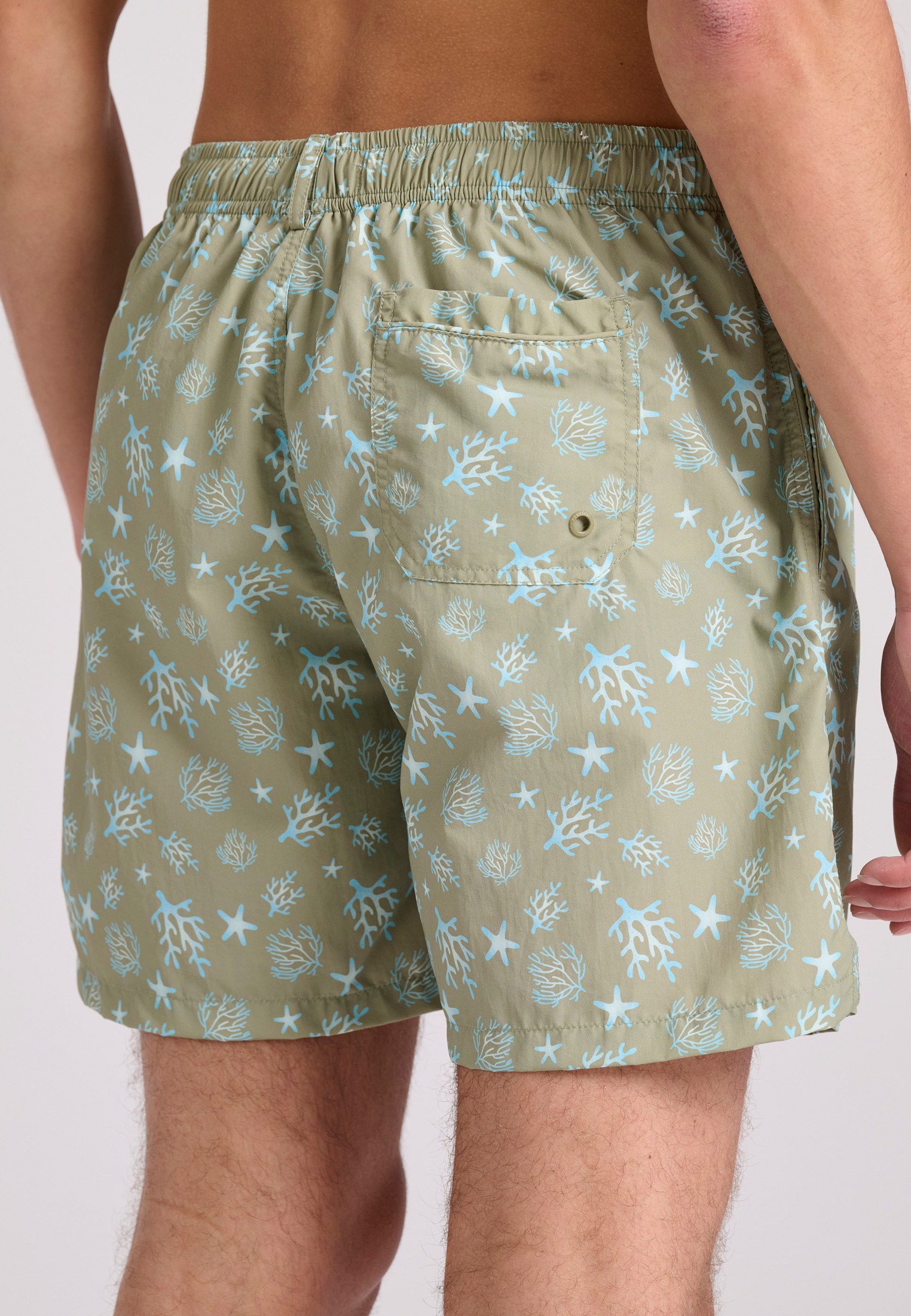 Men's Swim Shorts Funky Buddha Green