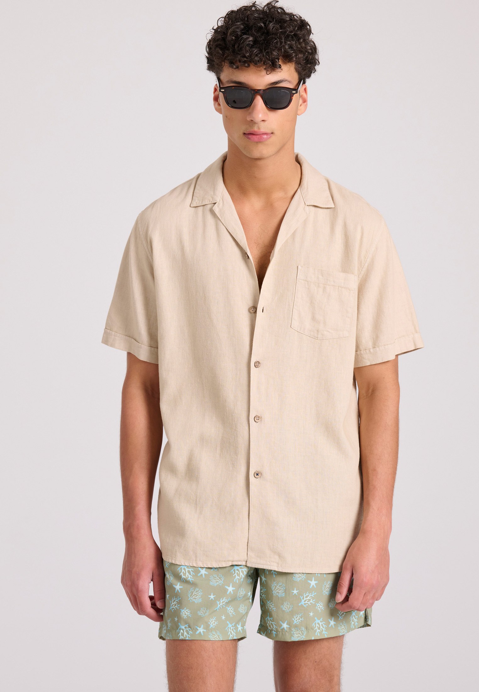 Men's Swim Shorts Funky Buddha Green