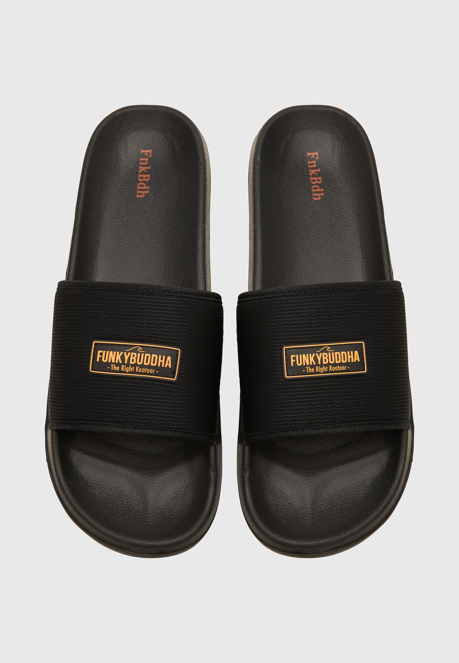 Men's Flip Flops Funky Buddha Black