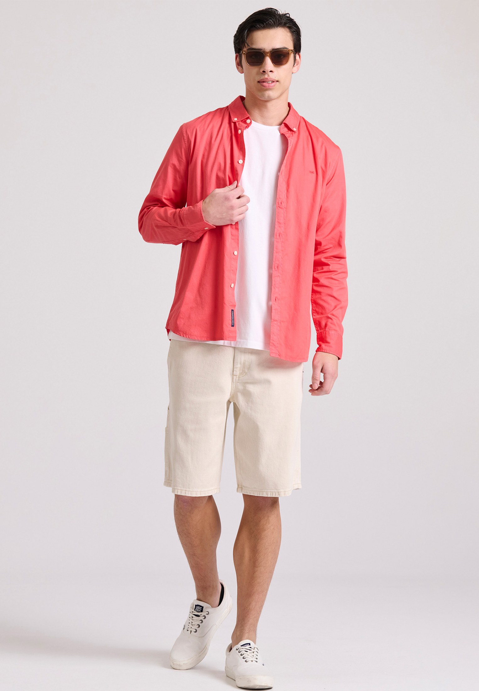 Men's Shirts Funky Buddha Red