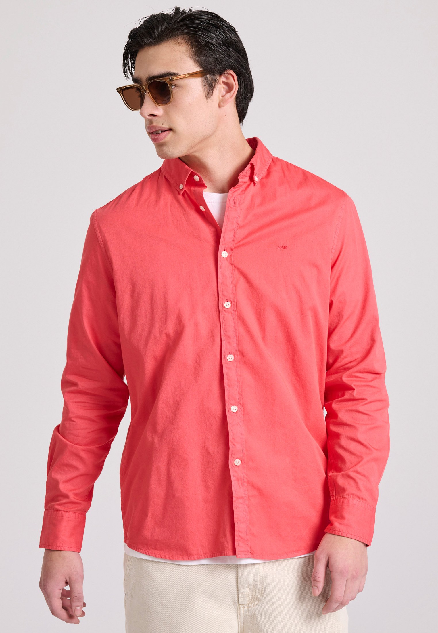 Men's Shirts Funky Buddha Red