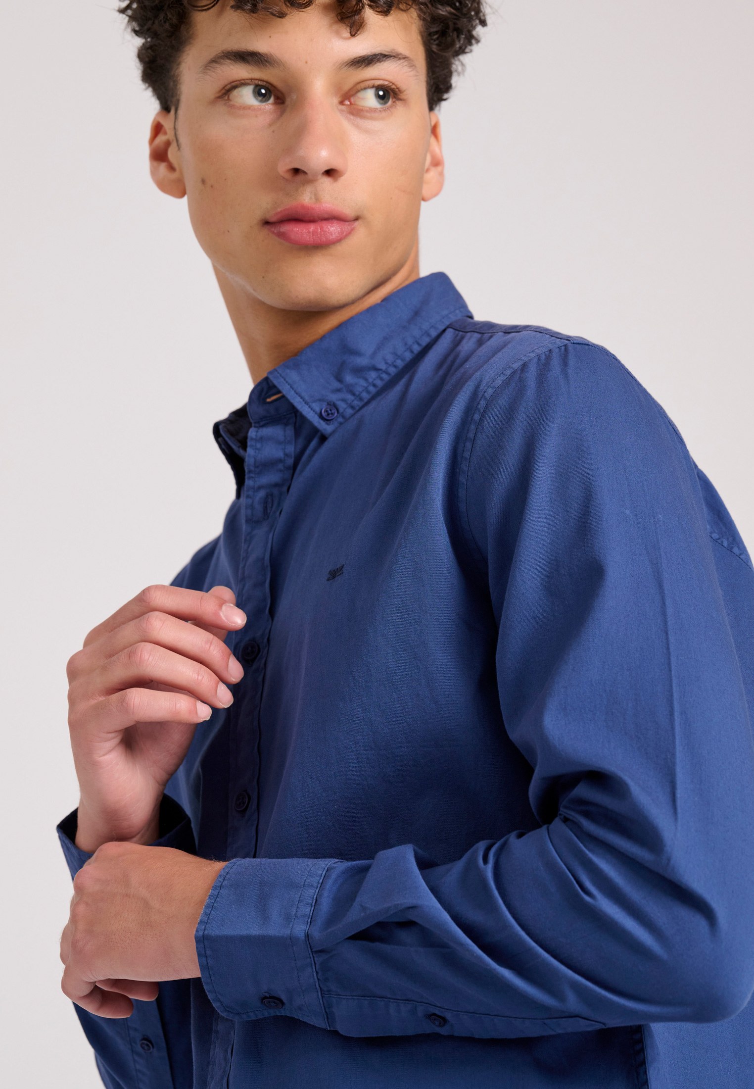 Men's Shirts Funky Buddha Navy
