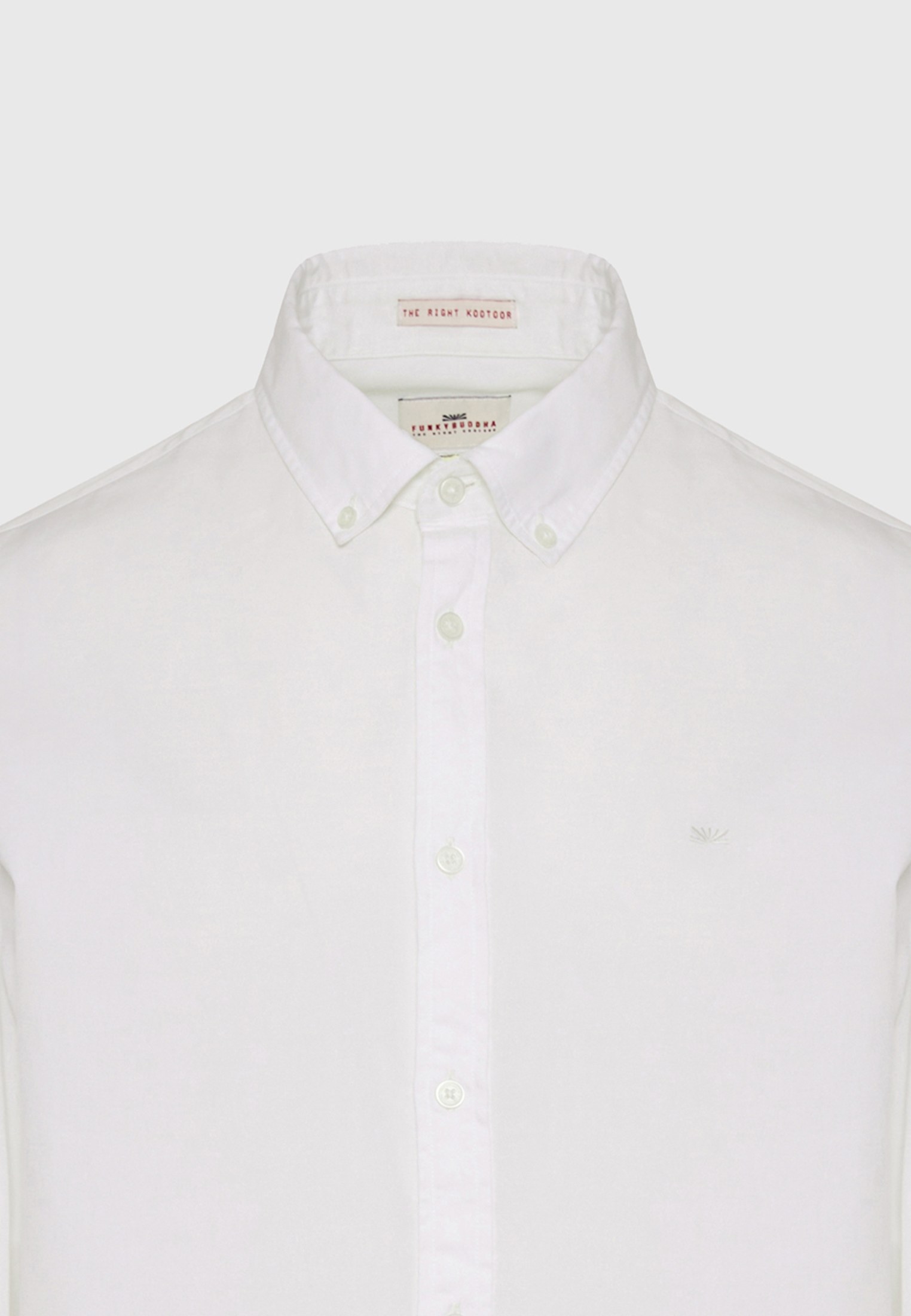 Men's Shirts Funky Buddha White
