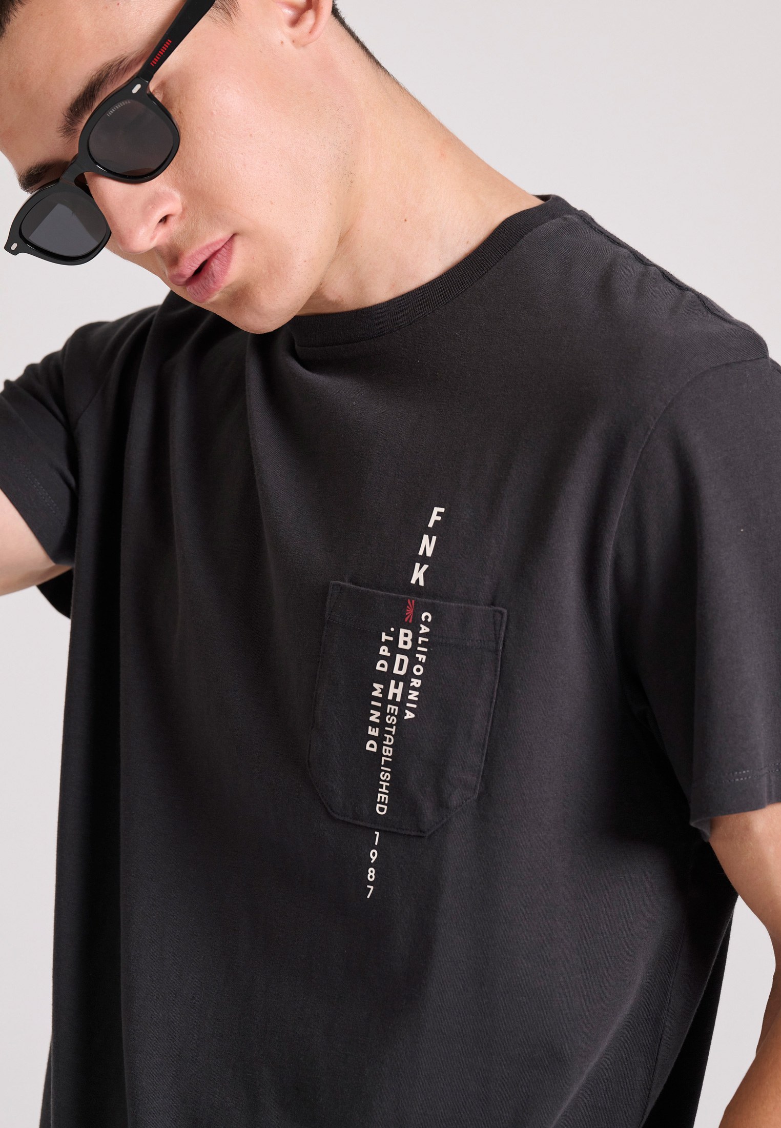 Men's Shirts Funky Buddha Gray