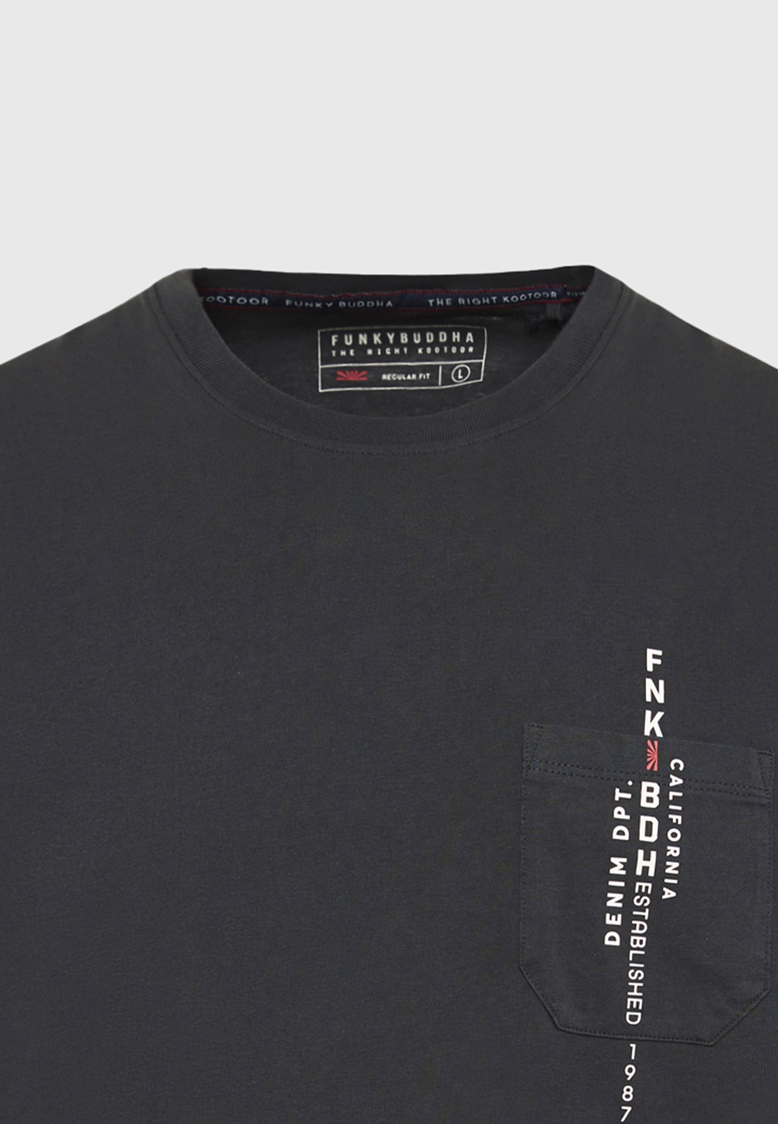 Men's Shirts Funky Buddha Gray