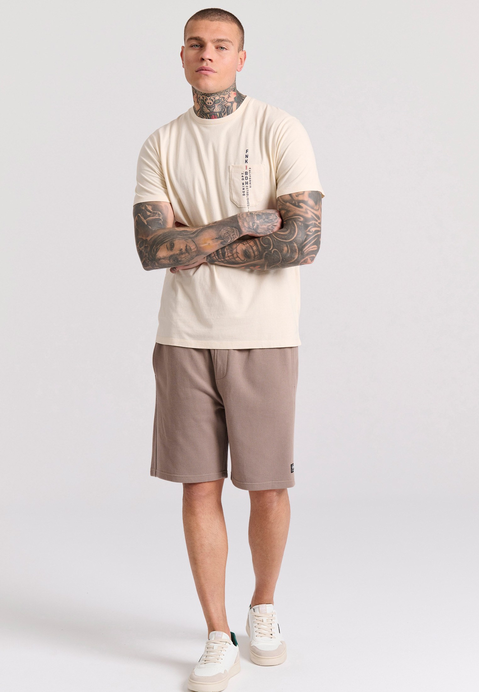 Men's Shirts Funky Buddha White