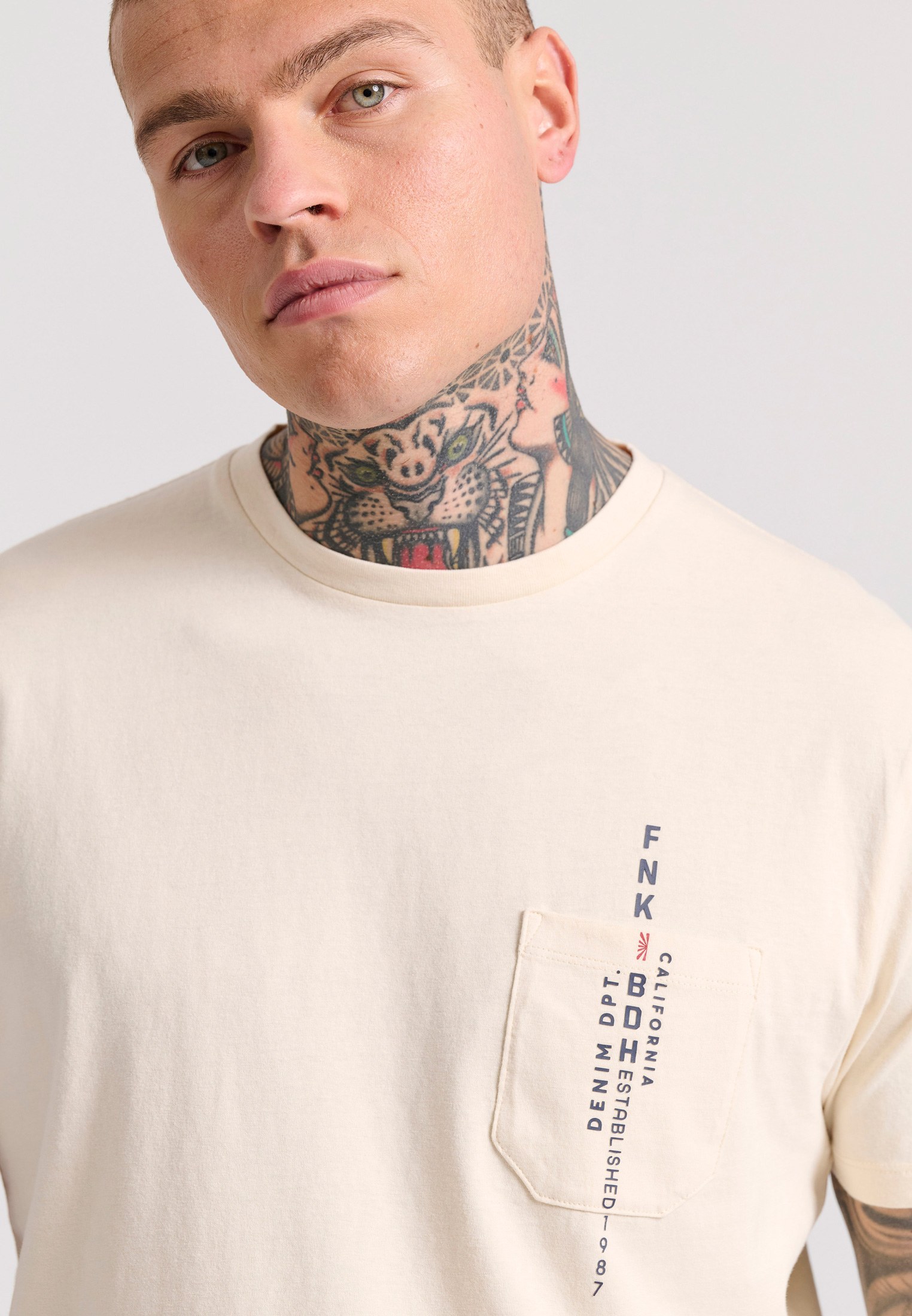 Men's Shirts Funky Buddha White