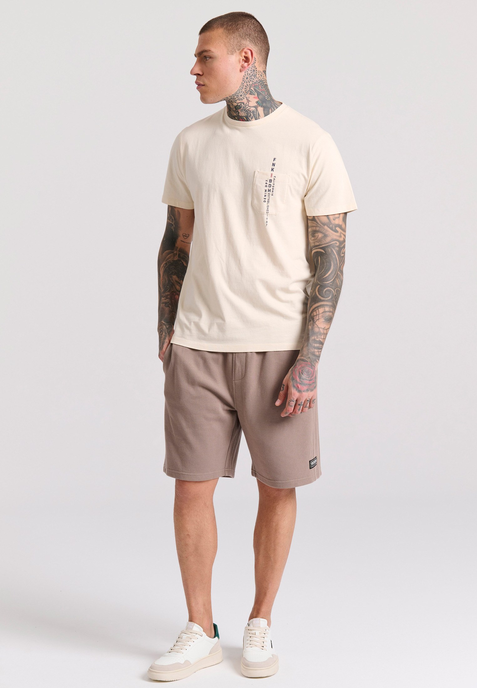 Men's Shirts Funky Buddha White