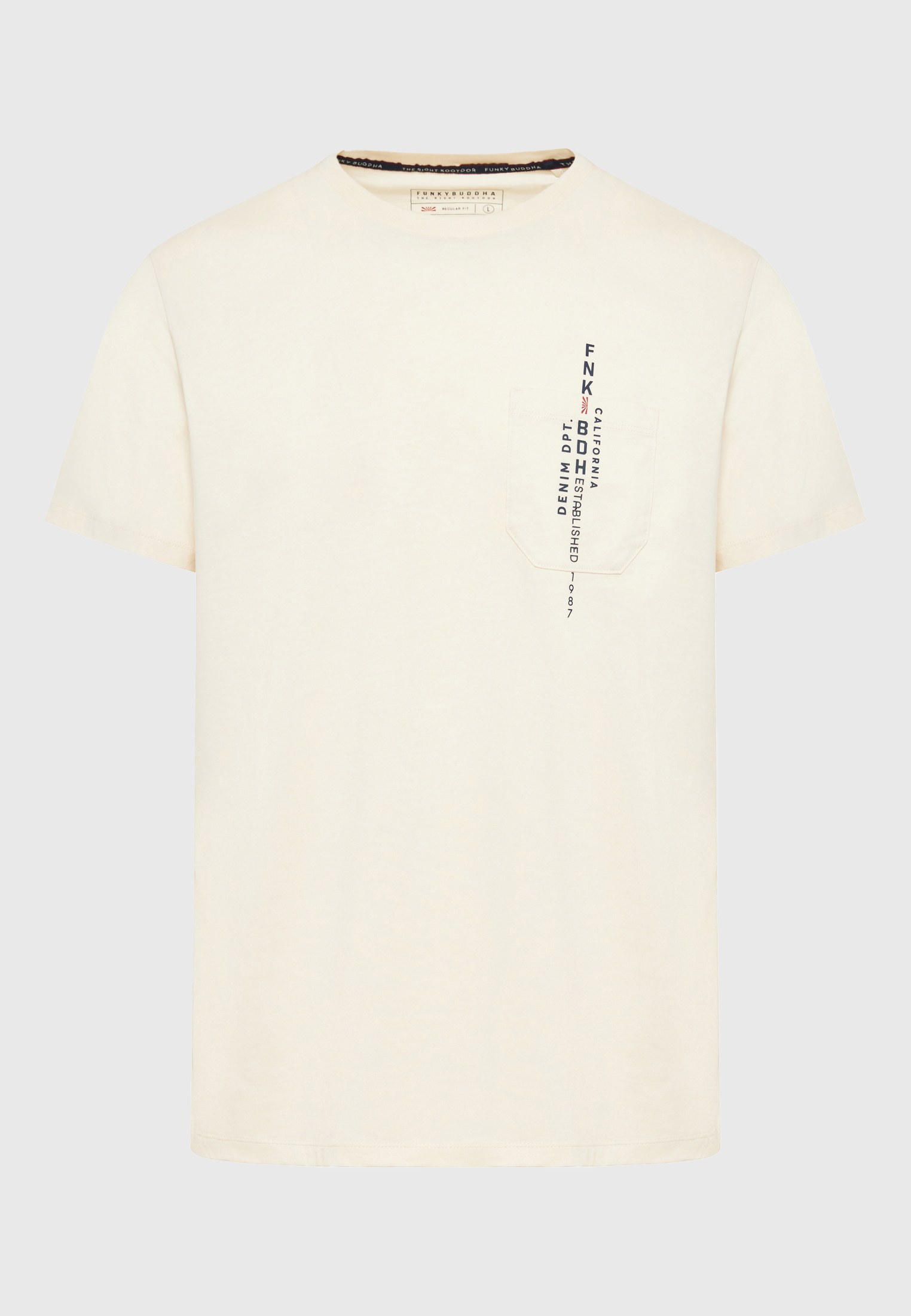 Men's Shirts Funky Buddha White