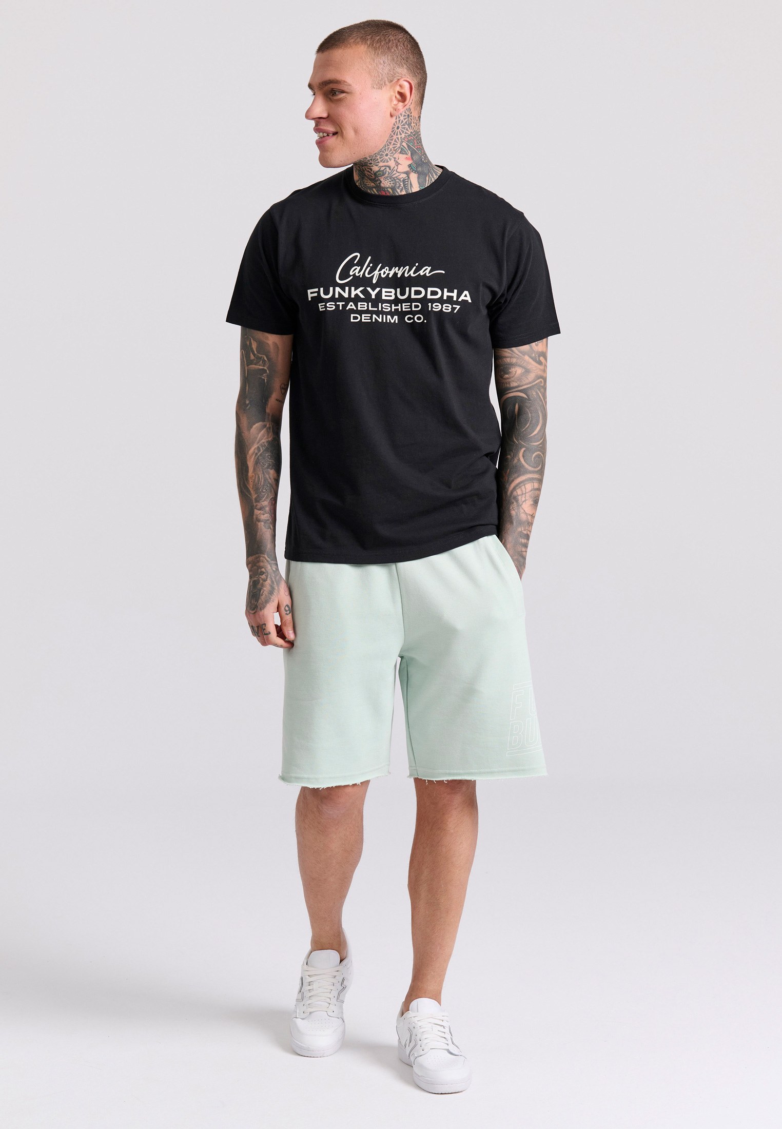 Men's Shirts Funky Buddha Black