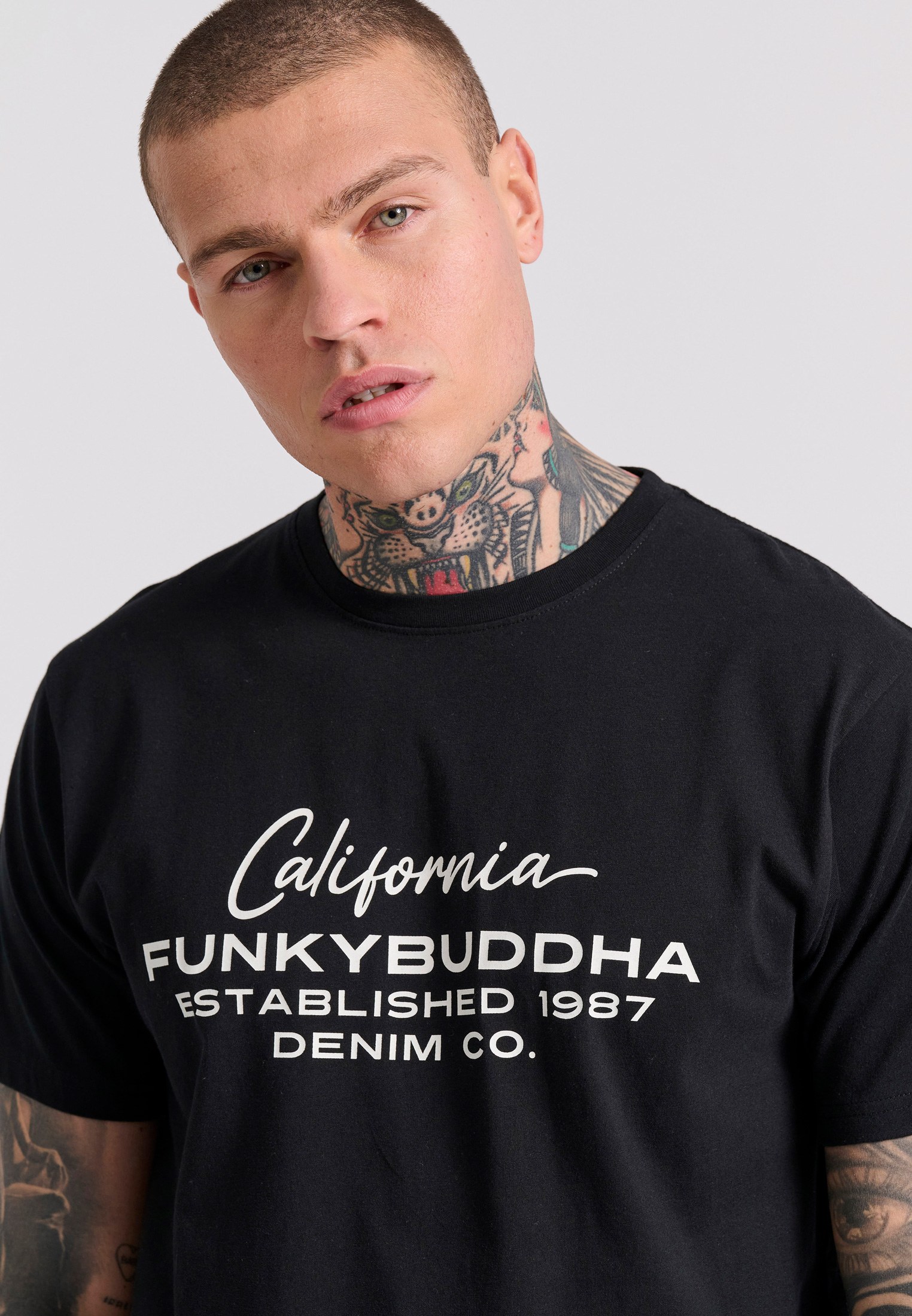 Men's Shirts Funky Buddha Black
