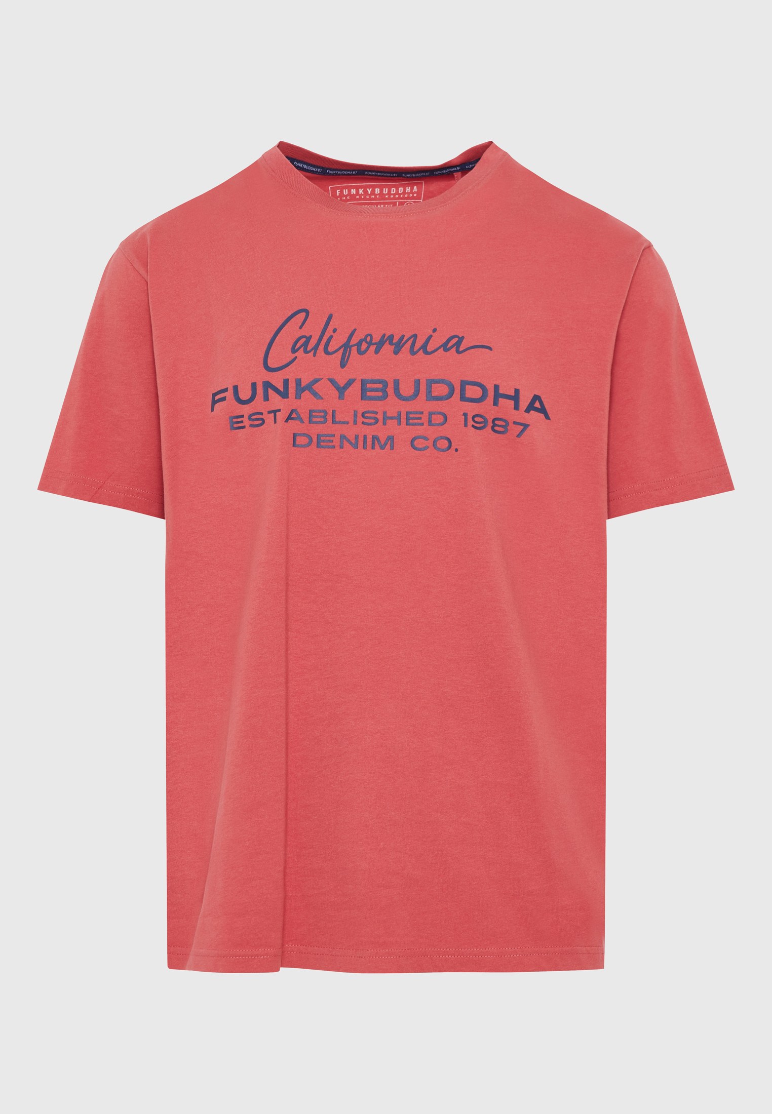 Men's Shirts Funky Buddha Red