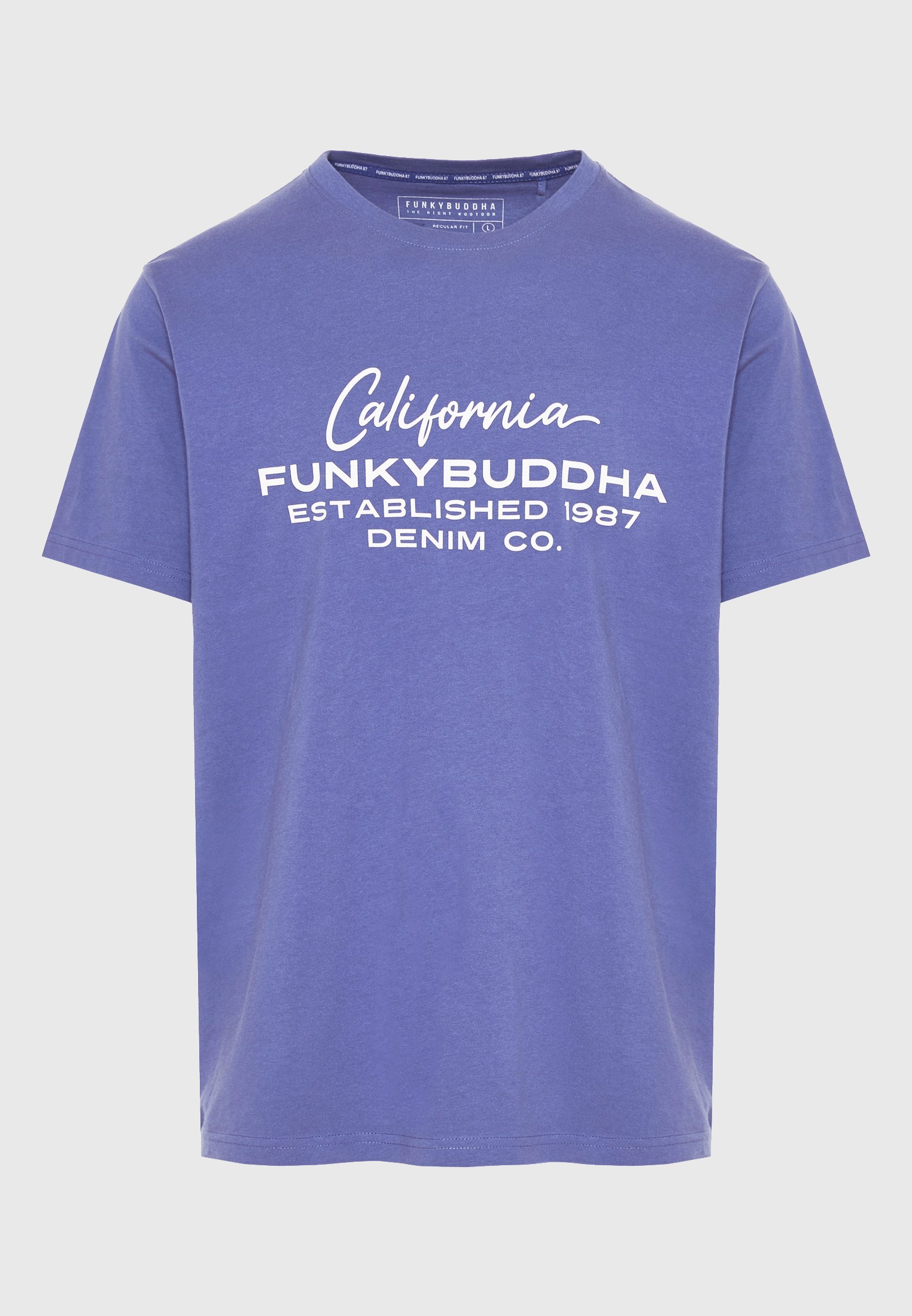 Men's Shirts Funky Buddha Blue
