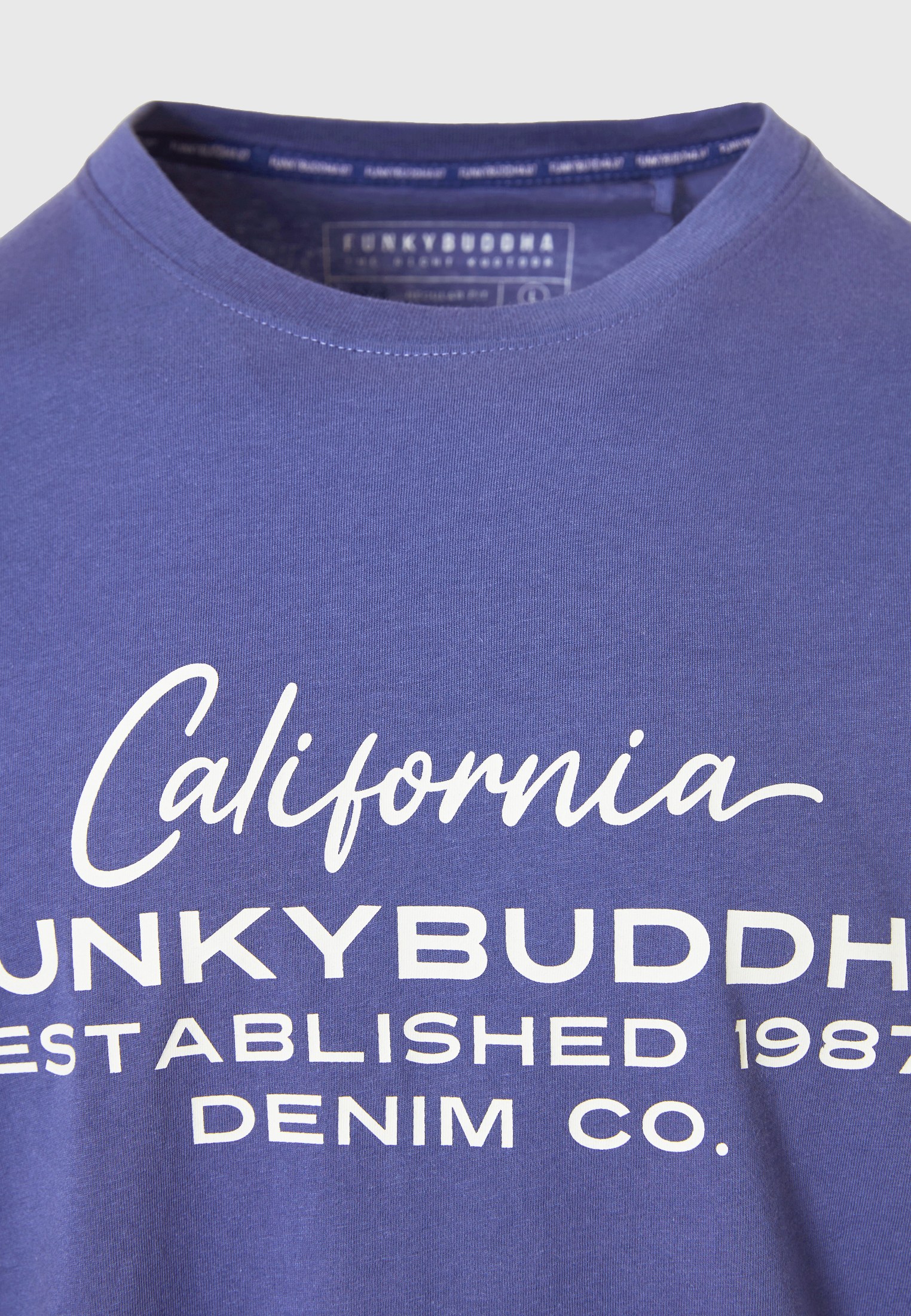 Men's Shirts Funky Buddha Blue
