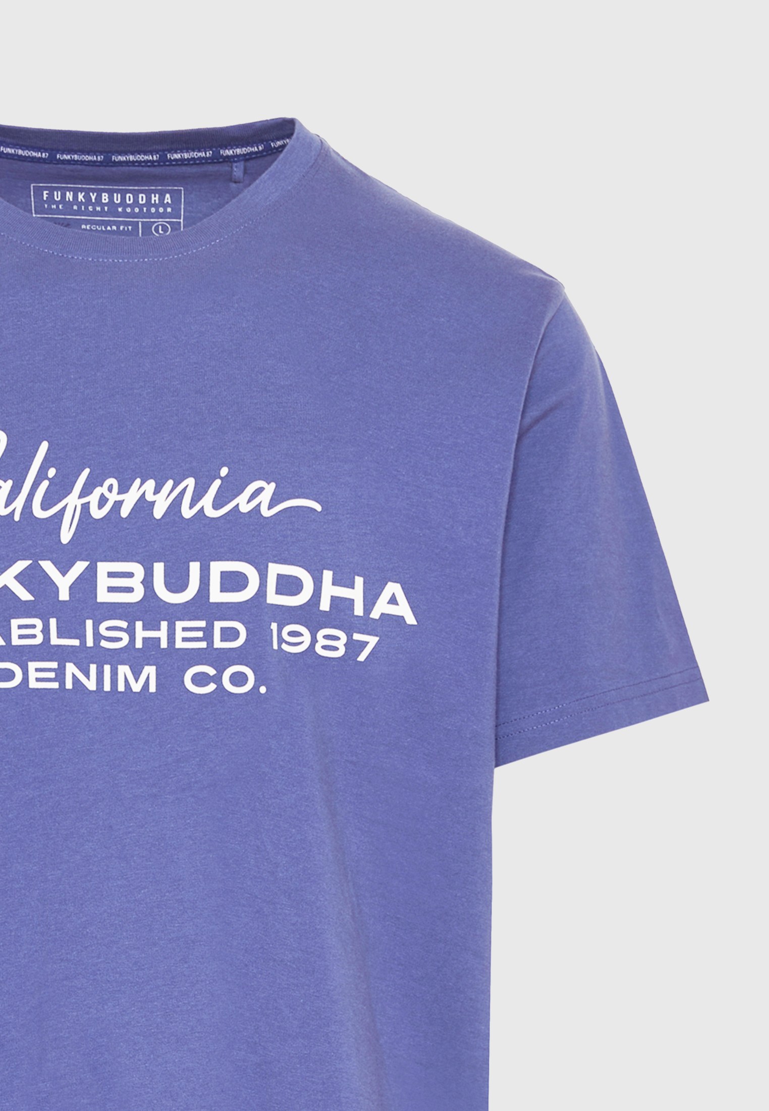 Men's Shirts Funky Buddha Blue