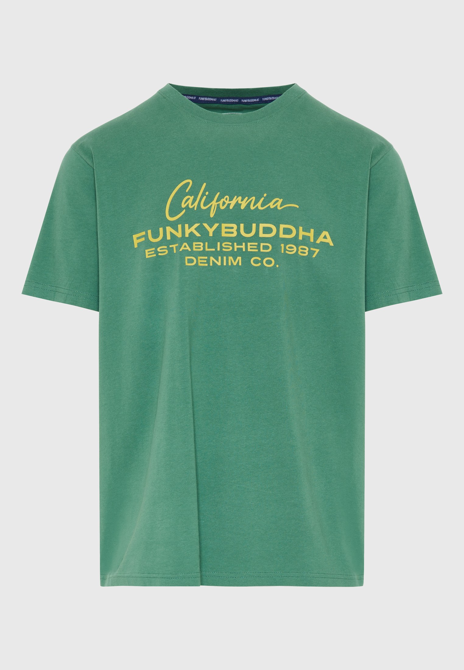 Men's Shirts Funky Buddha Green