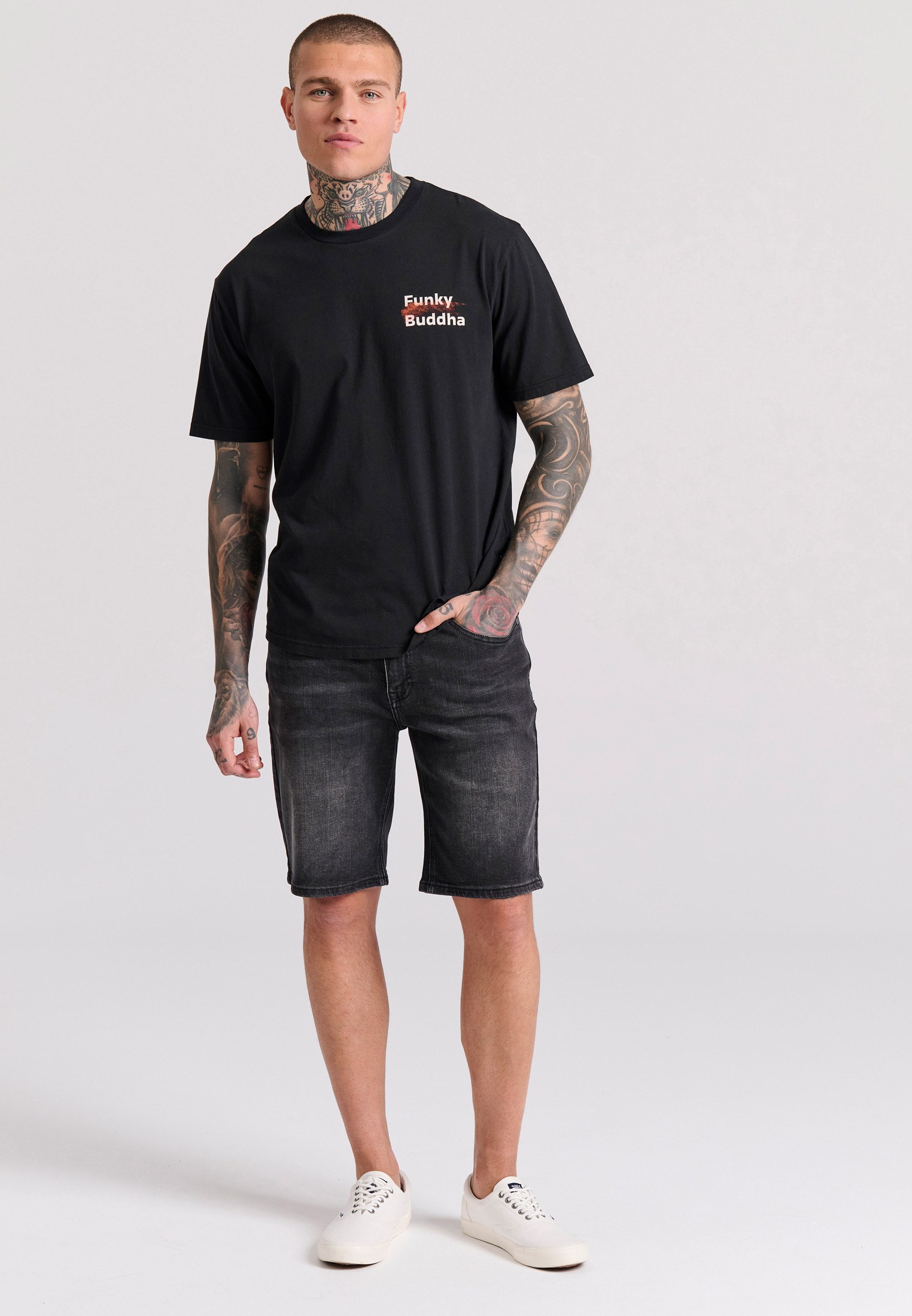 Men's Shirts Funky Buddha Black