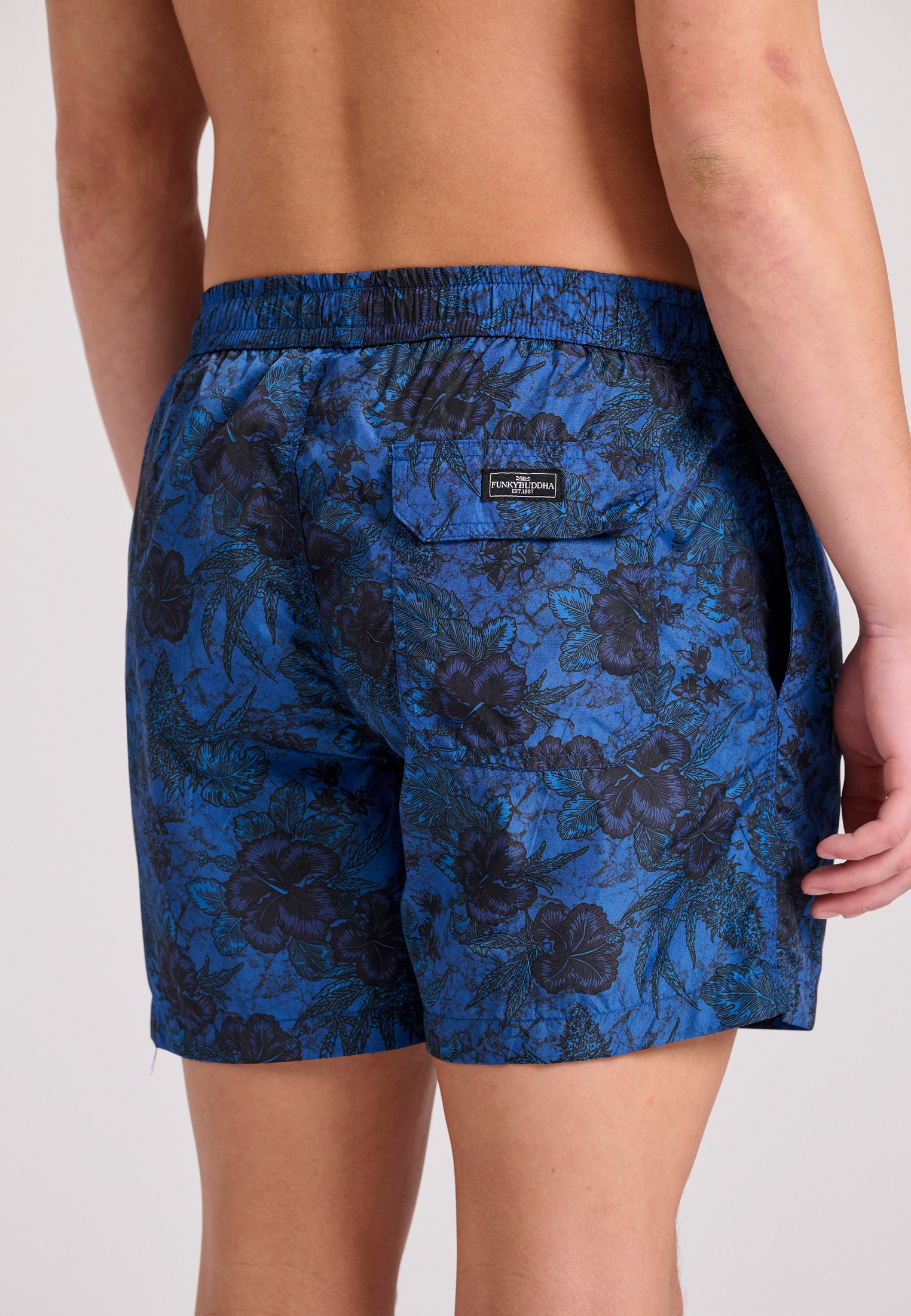 Men's Swim Shorts Funky Buddha Blue