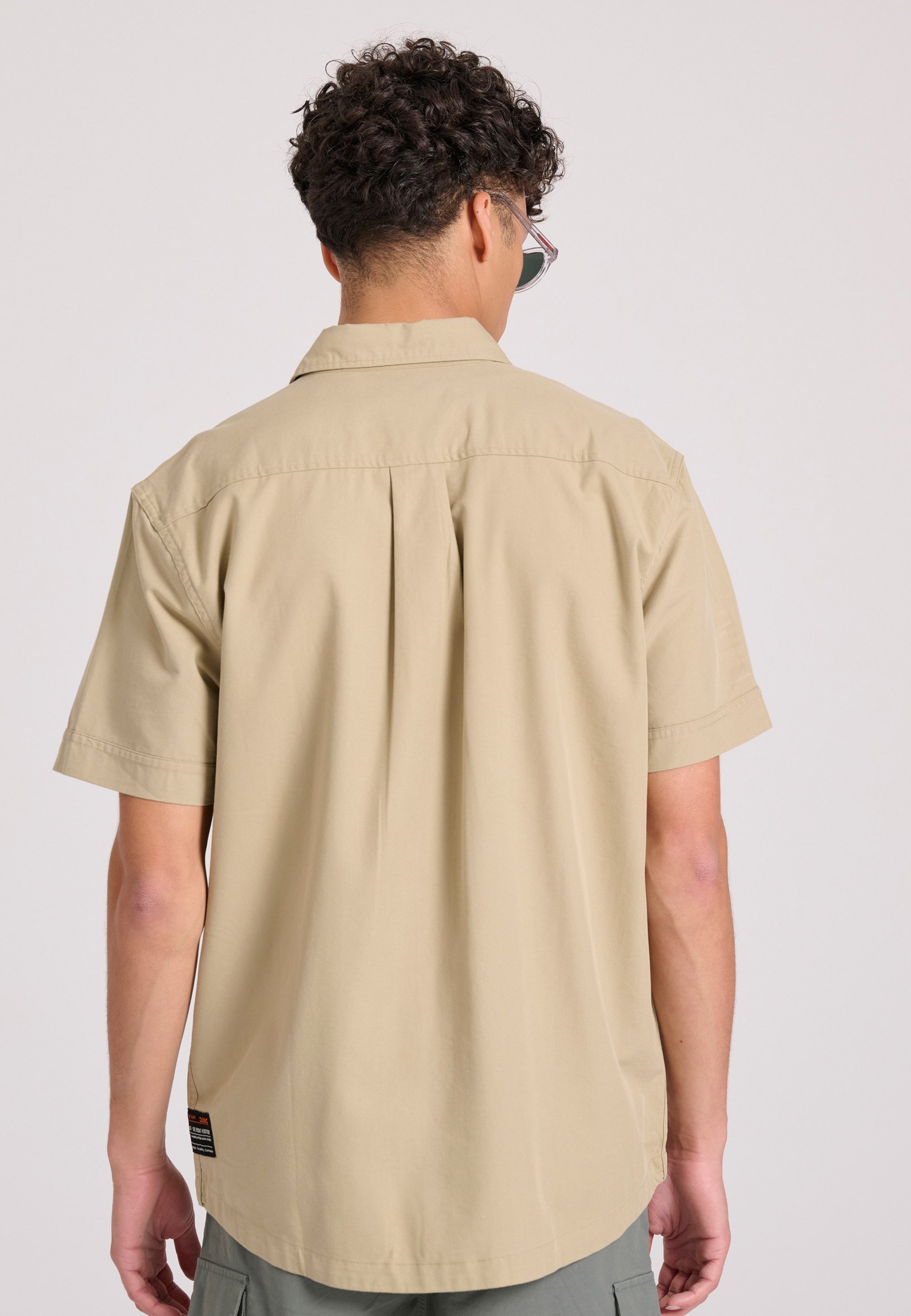 Men's Shirts Funky Buddha Beige