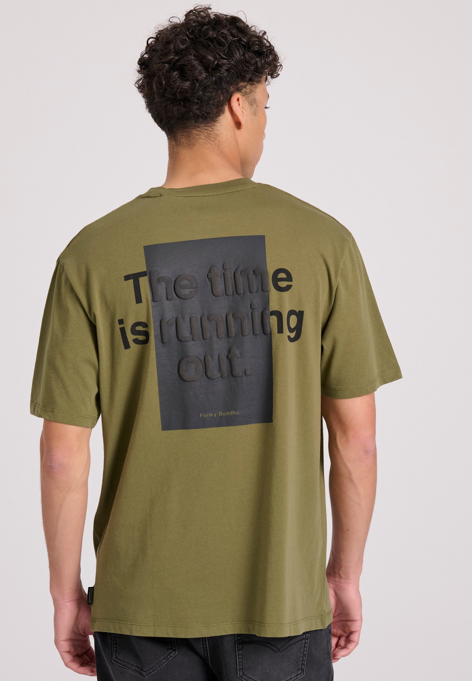 Men's Shirts Funky Buddha Khaki