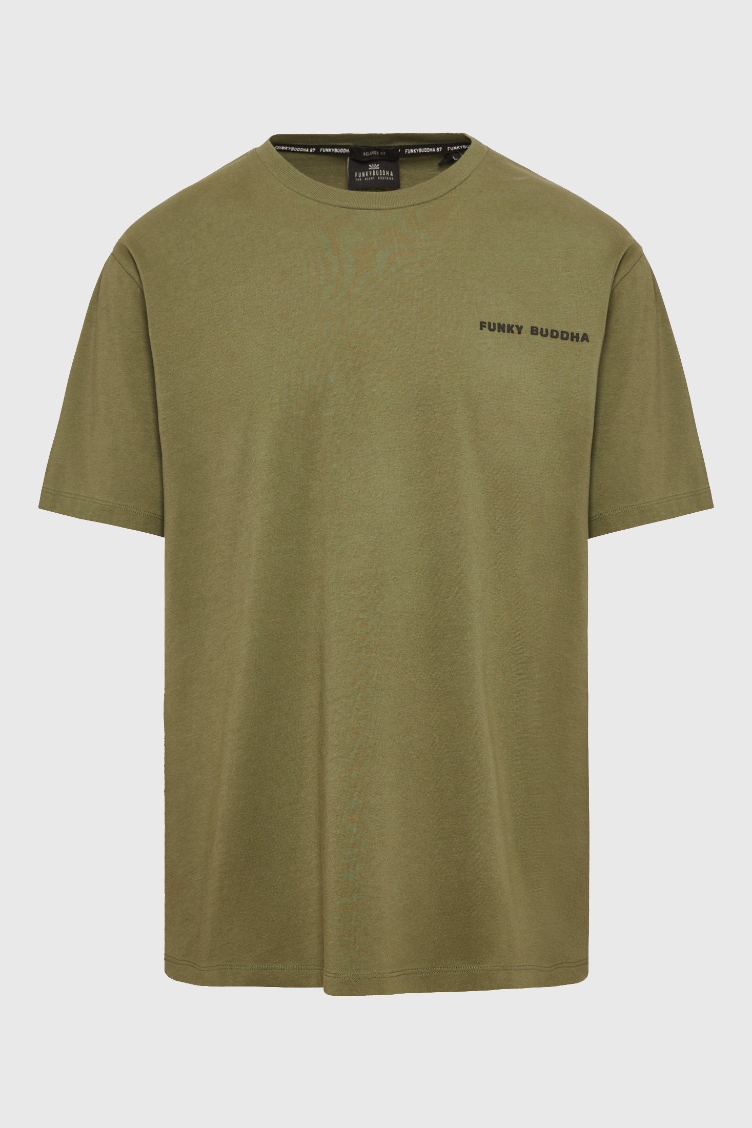 Men's Shirts Funky Buddha Khaki