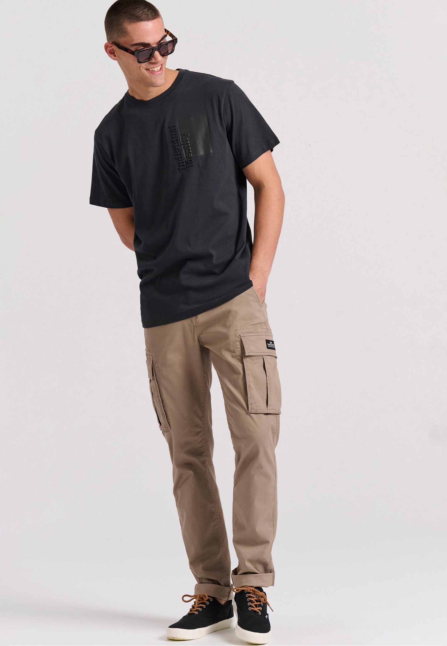 Men's Shirts Funky Buddha Gray