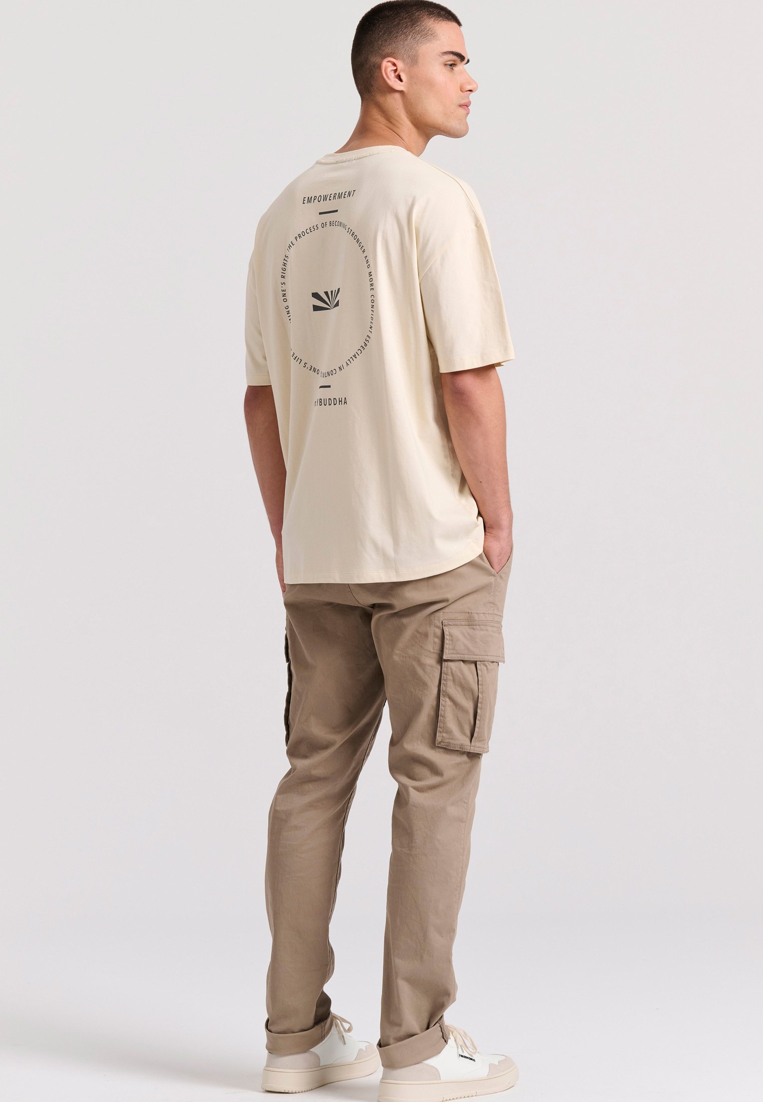 Men's Shirts Funky Buddha White