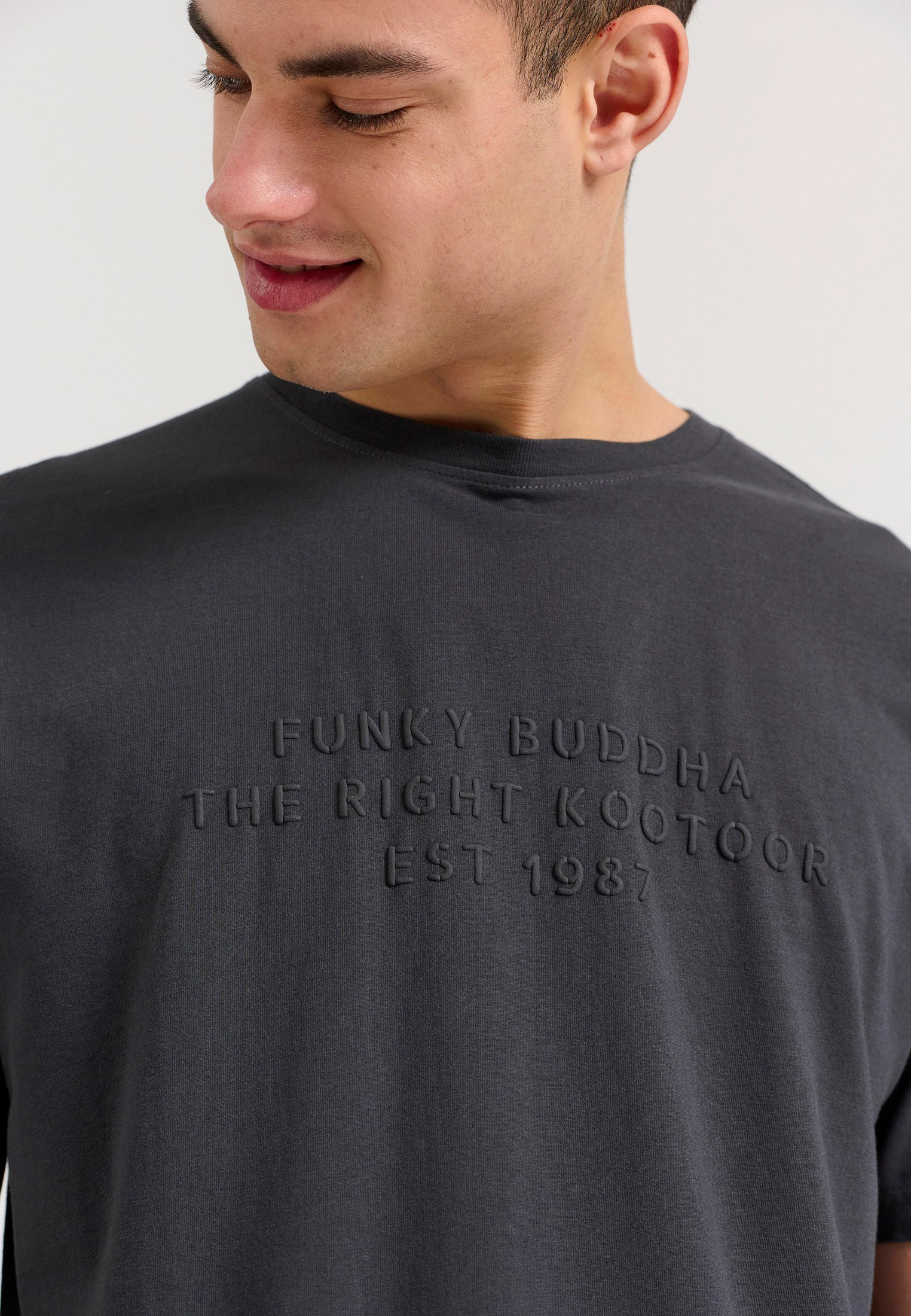 Men's Shirts Funky Buddha Gray