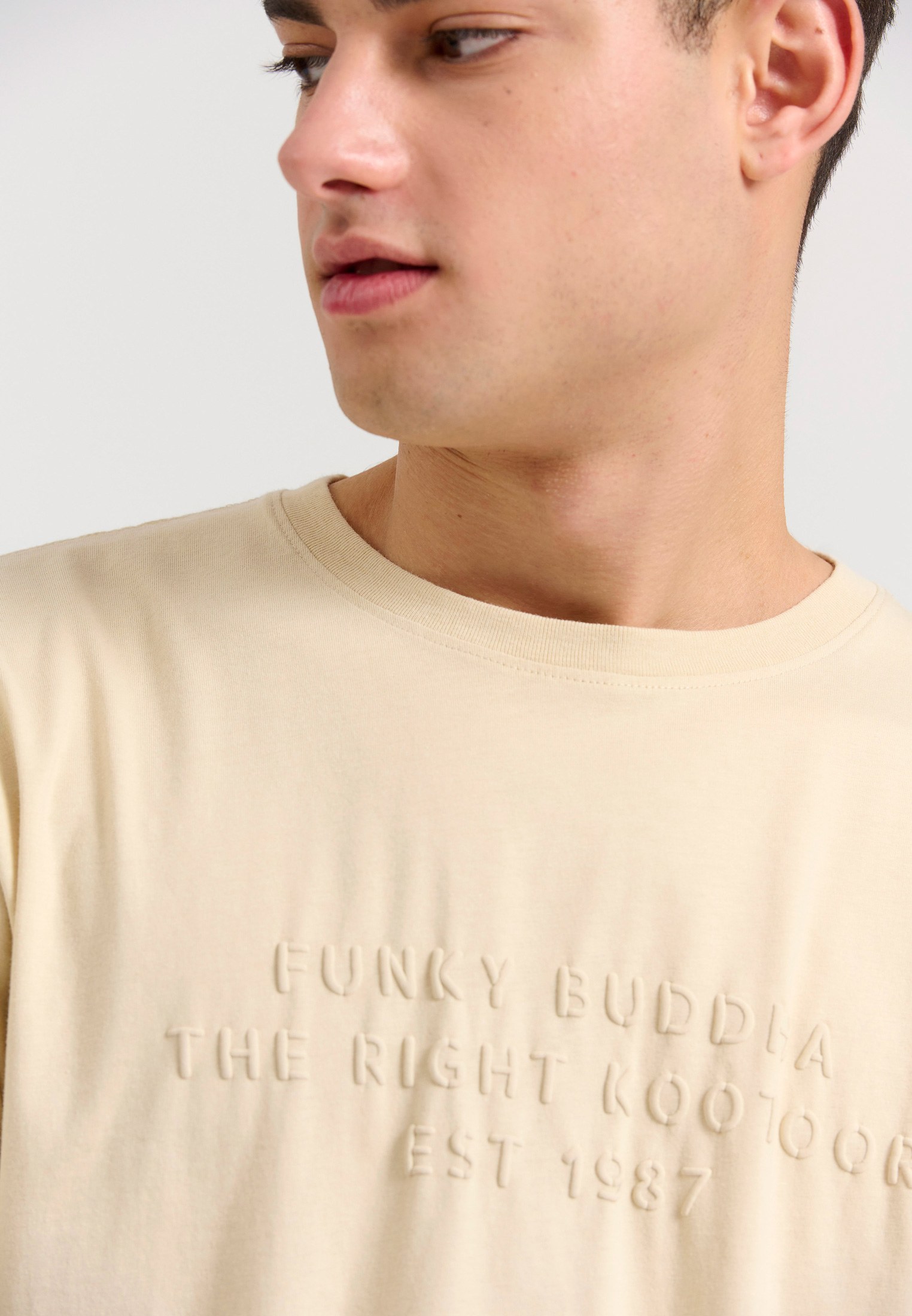 Men's Shirts Funky Buddha White